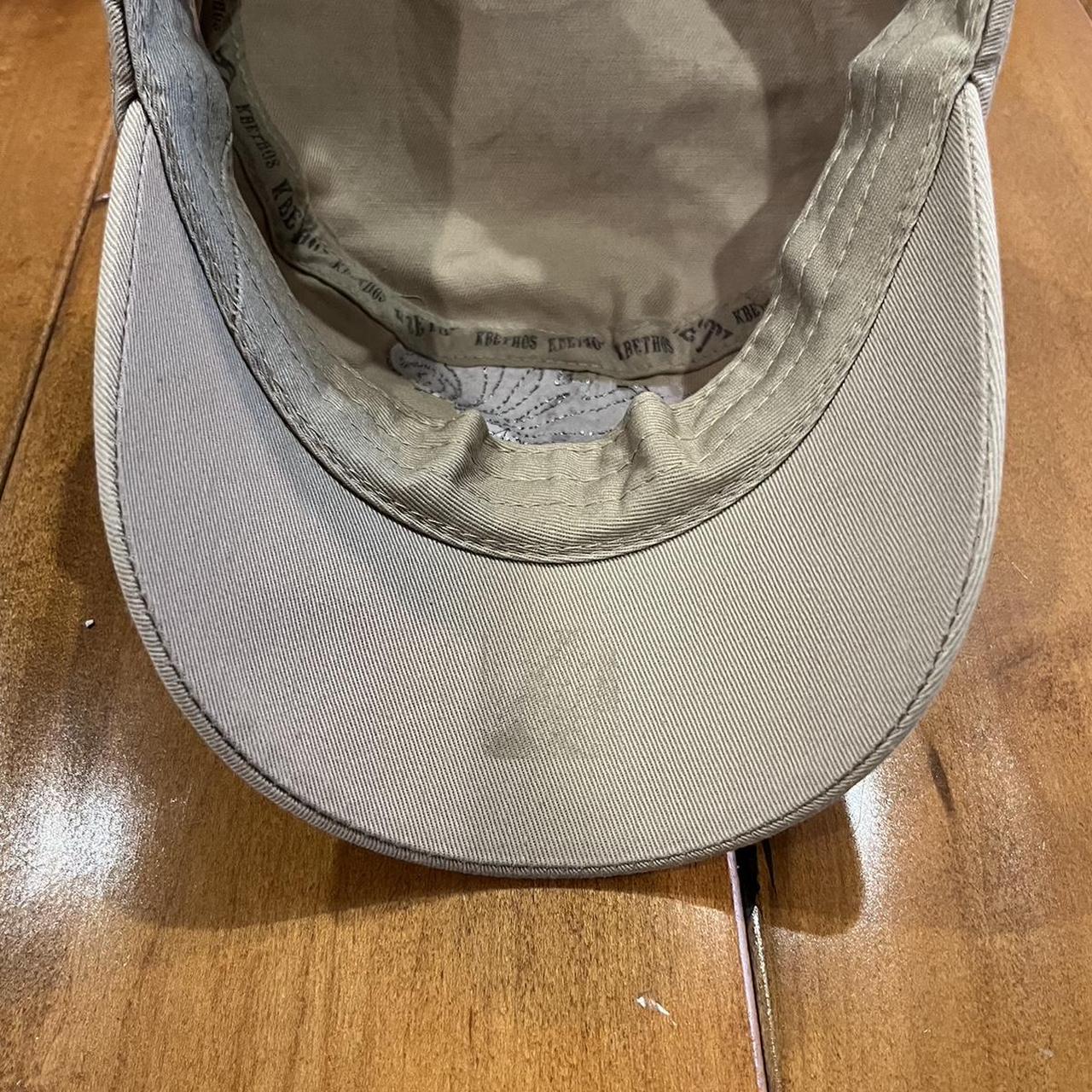 Y2K 2000s Rhinestone military style hat jnco skater | Depop