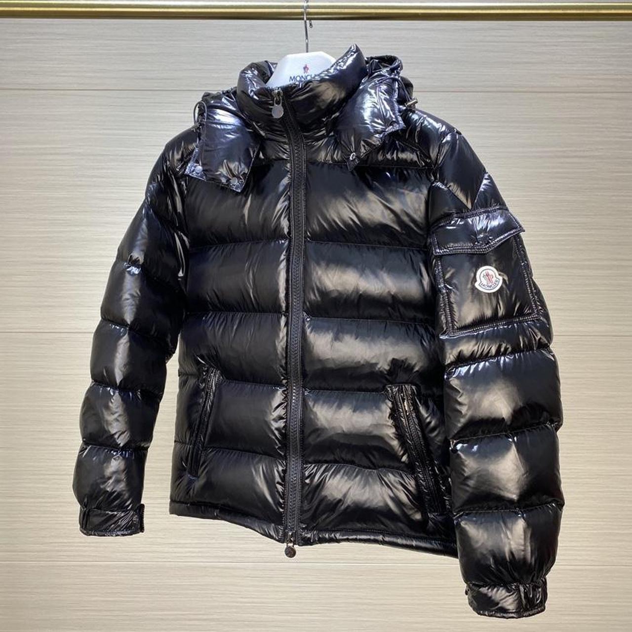 Black Moncler Maya Jacket Brand New, Scannable NFC... - Depop