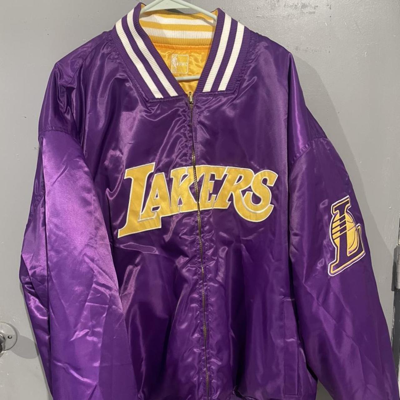 Adidas LA Lakers Reversible Jacket/Fits Like a Men's - Depop