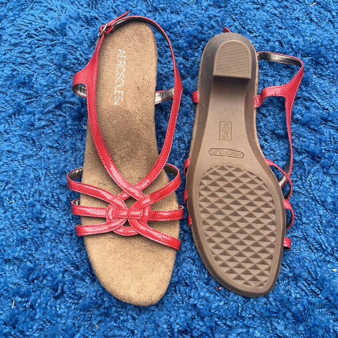 Red Sandal These cute red sandals are from a brand... - Depop