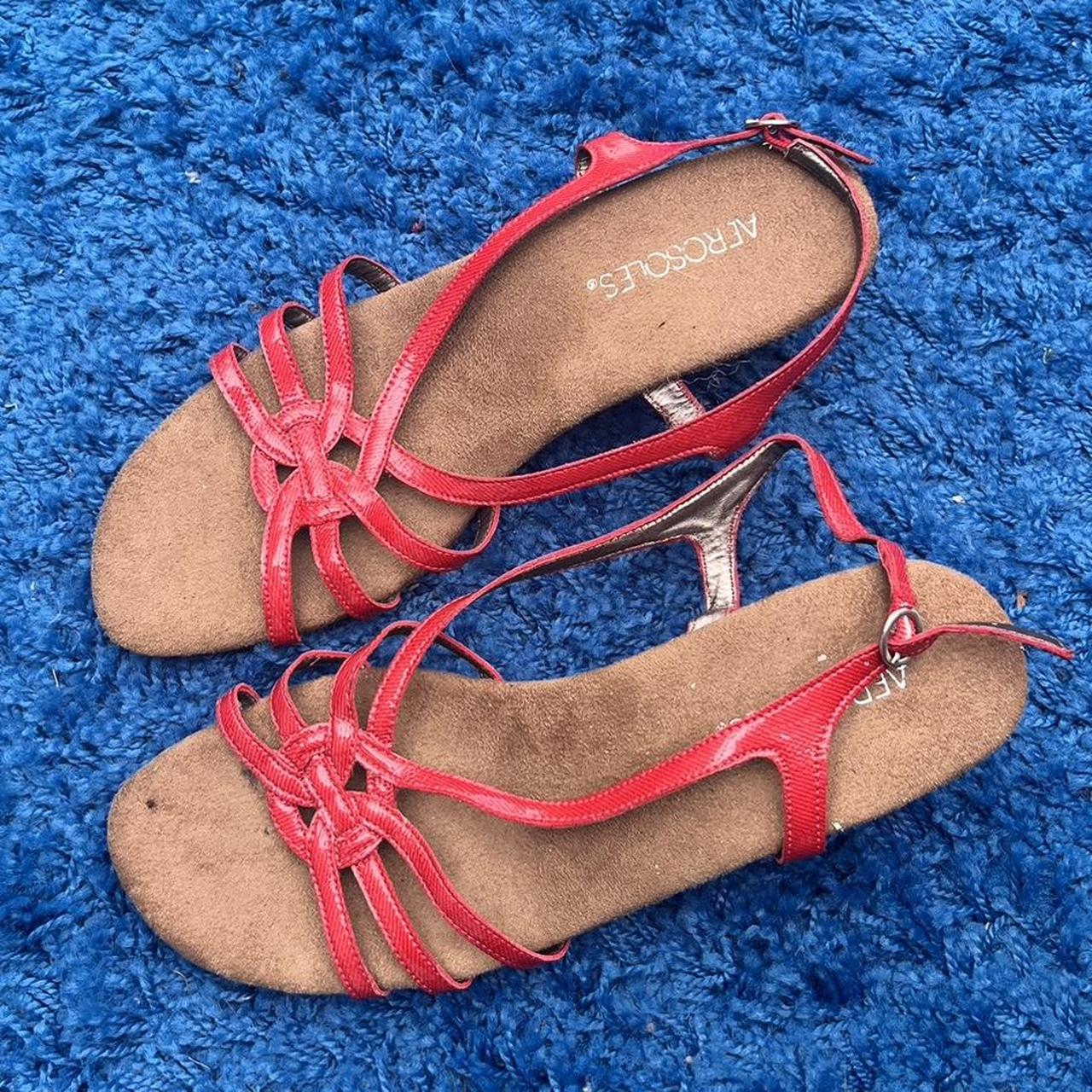 Red Sandal These cute red sandals are from a brand... - Depop