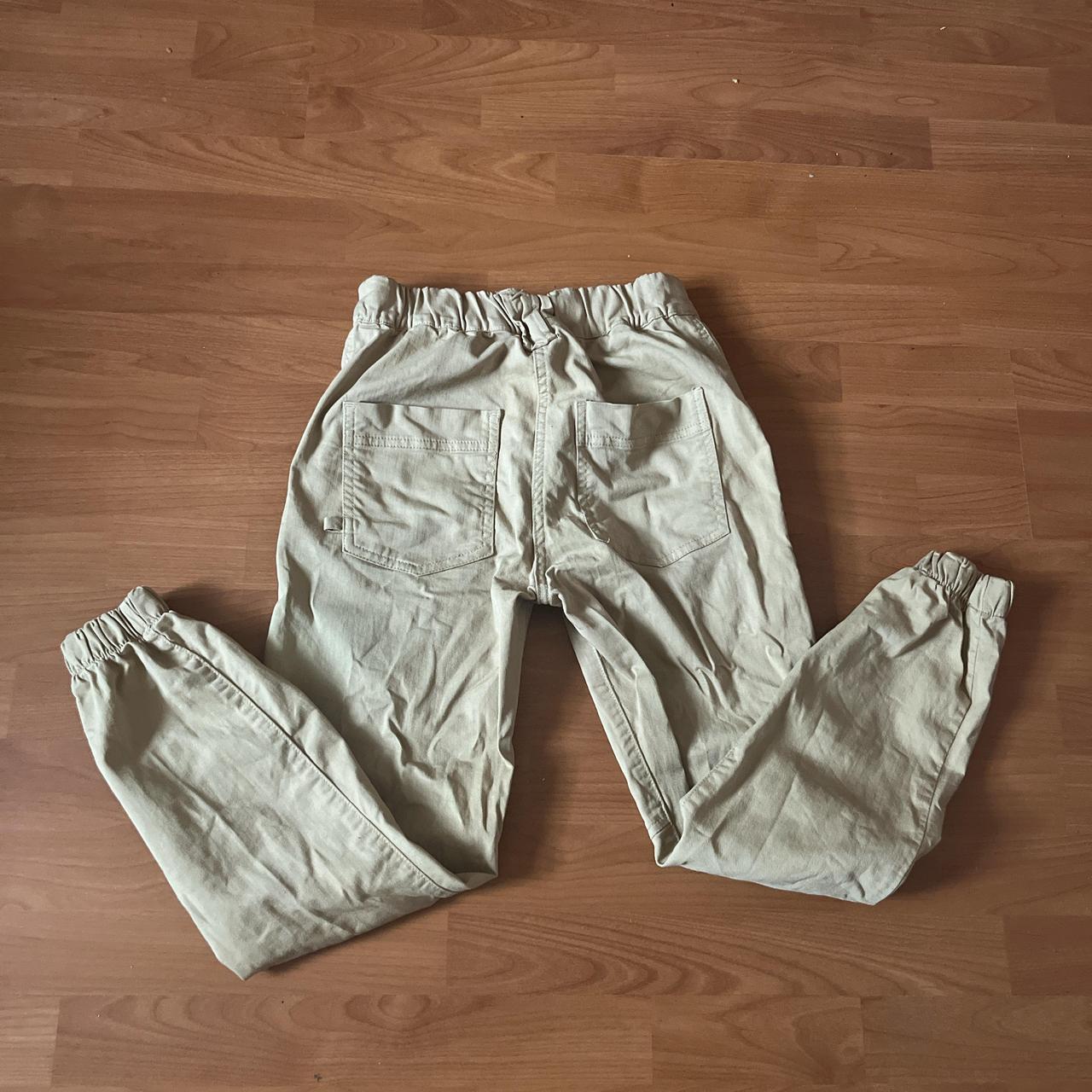 Beige Cargo Pants Worn a few times. They have a... Depop