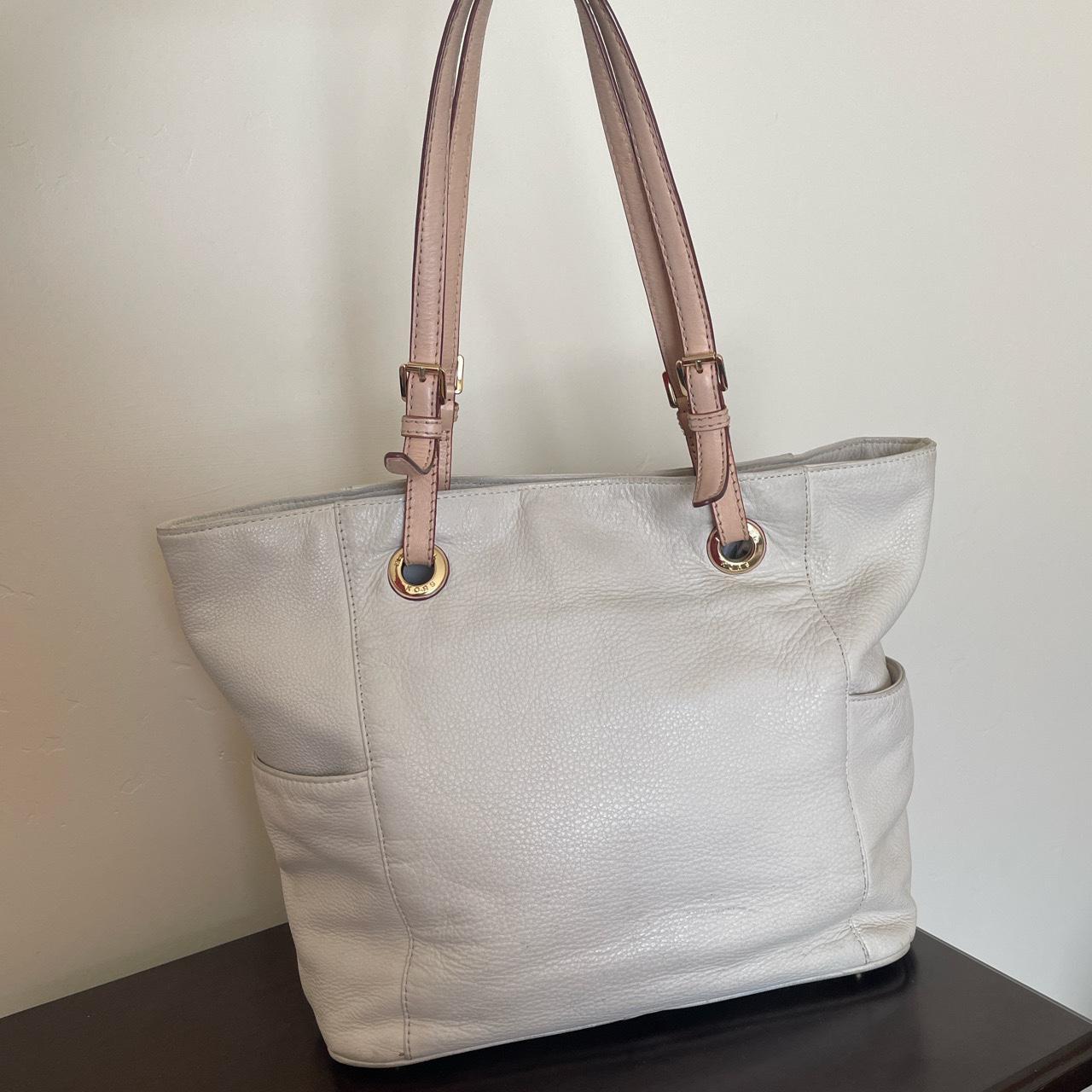 Michael kors hot sale cream tote