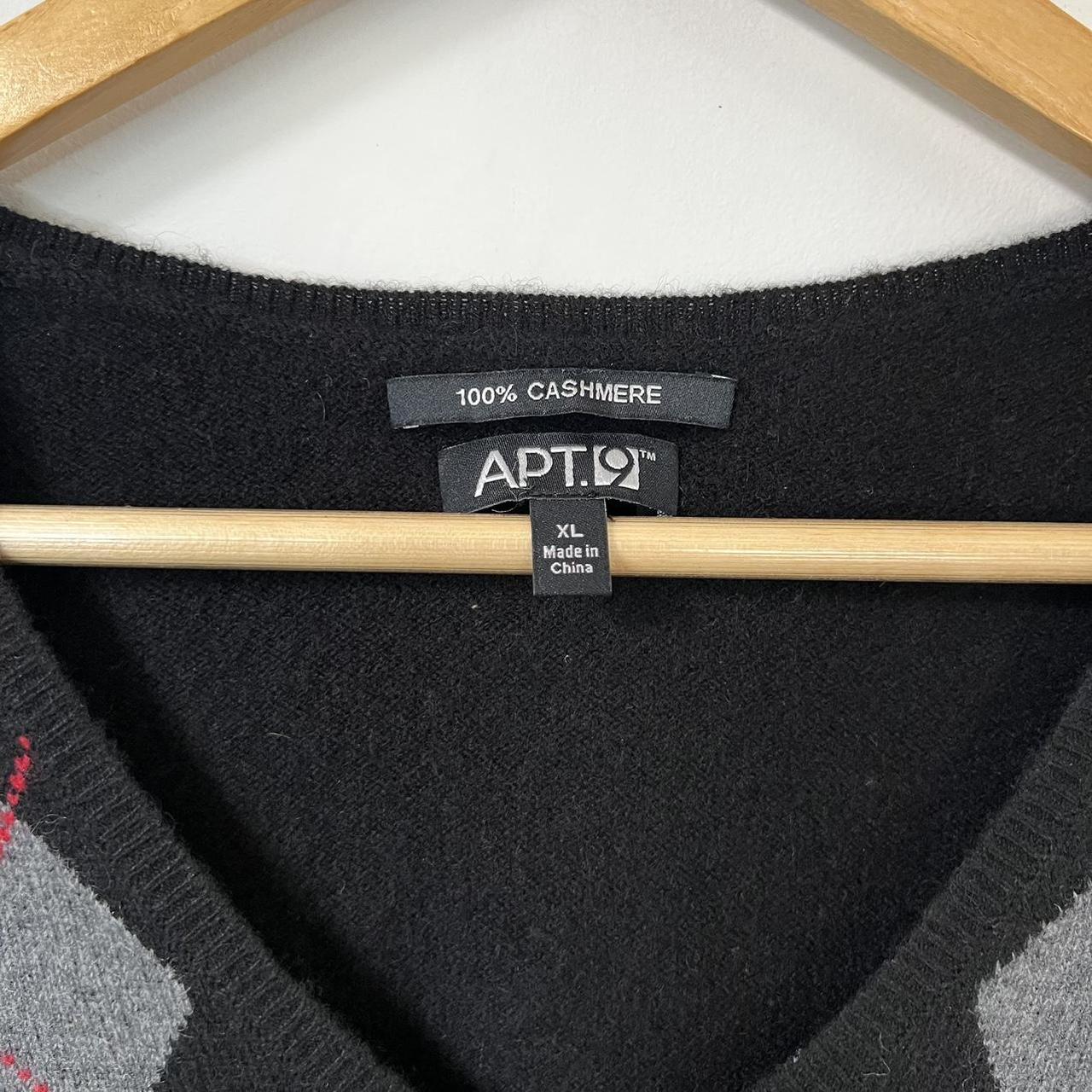 Apt. 9 brand 100% cashmere argyle sweater. So soft! - Depop