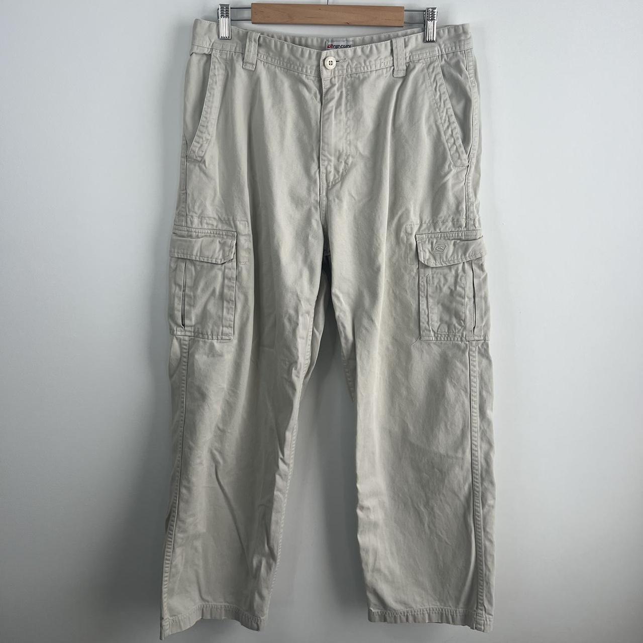 Vintage Rip Curl Cargo Pants Wide Leg Baggy Cargos... - Depop