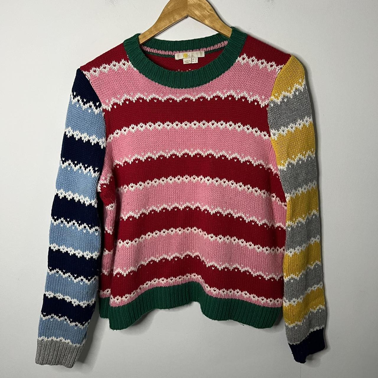 Boden Womens Wool Blend Sweater Size 8 Medium... - Depop