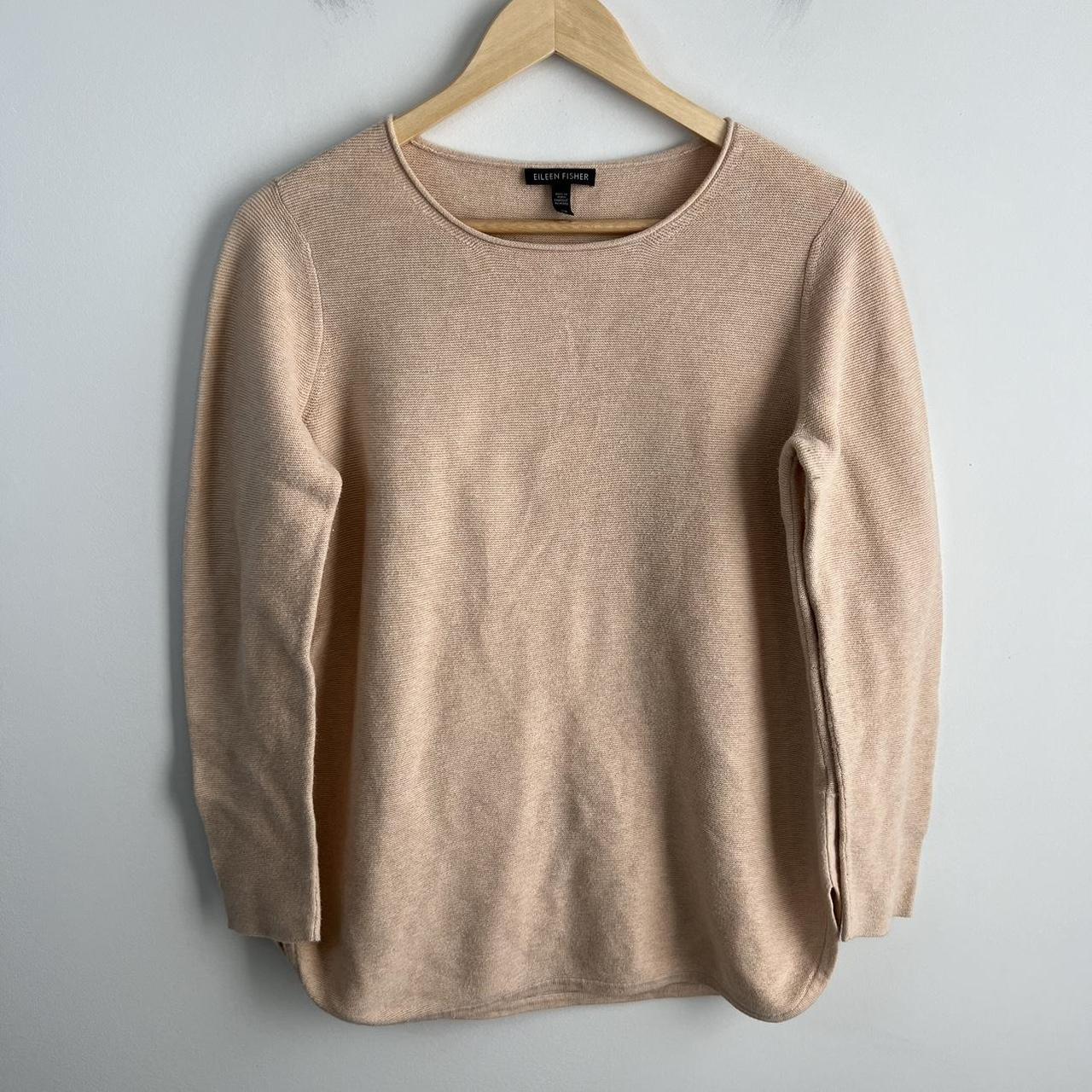 Eileen Fisher Organic Cotton Sweater Size Small... - Depop