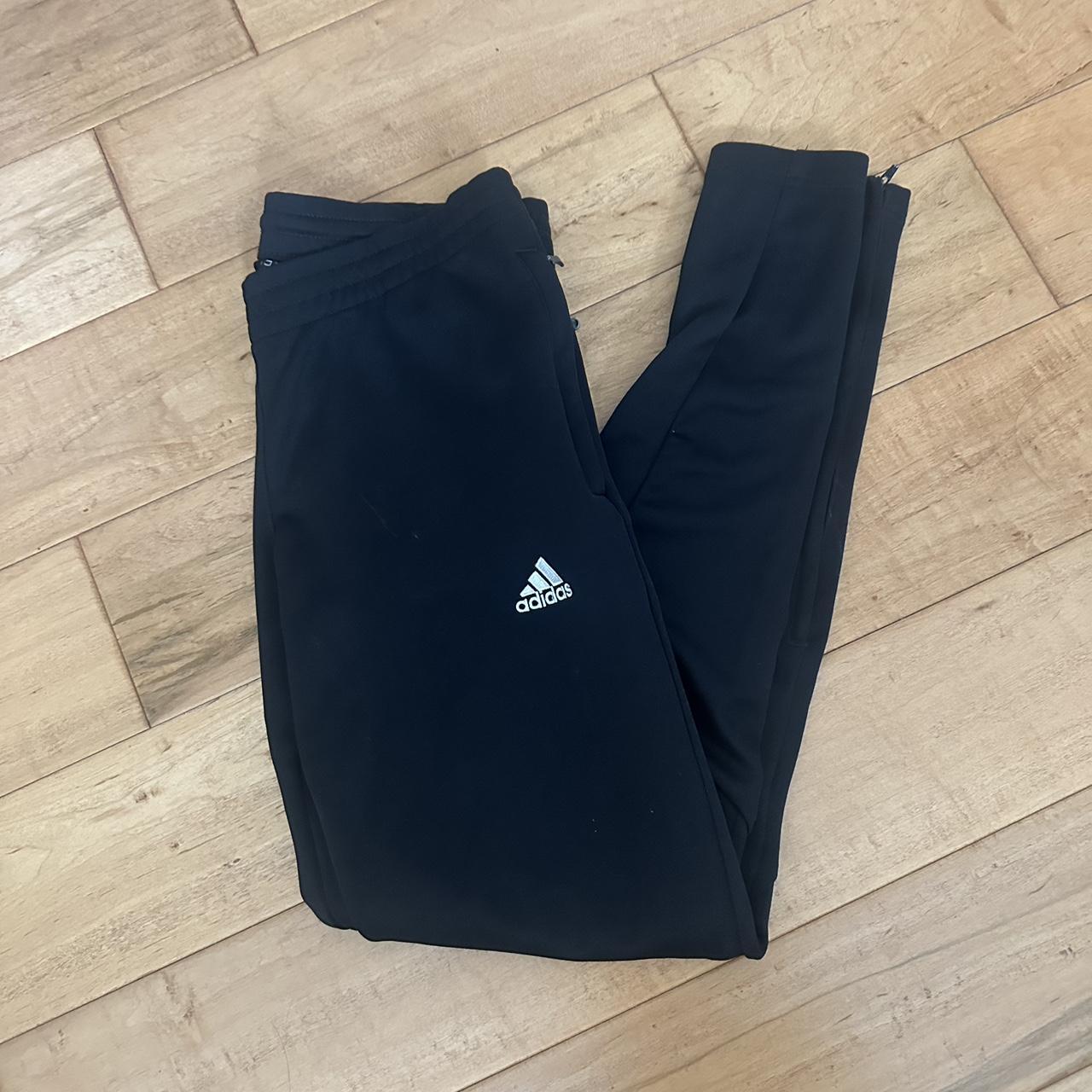 Adidas Climalite Track Pants all black adidas track Depop