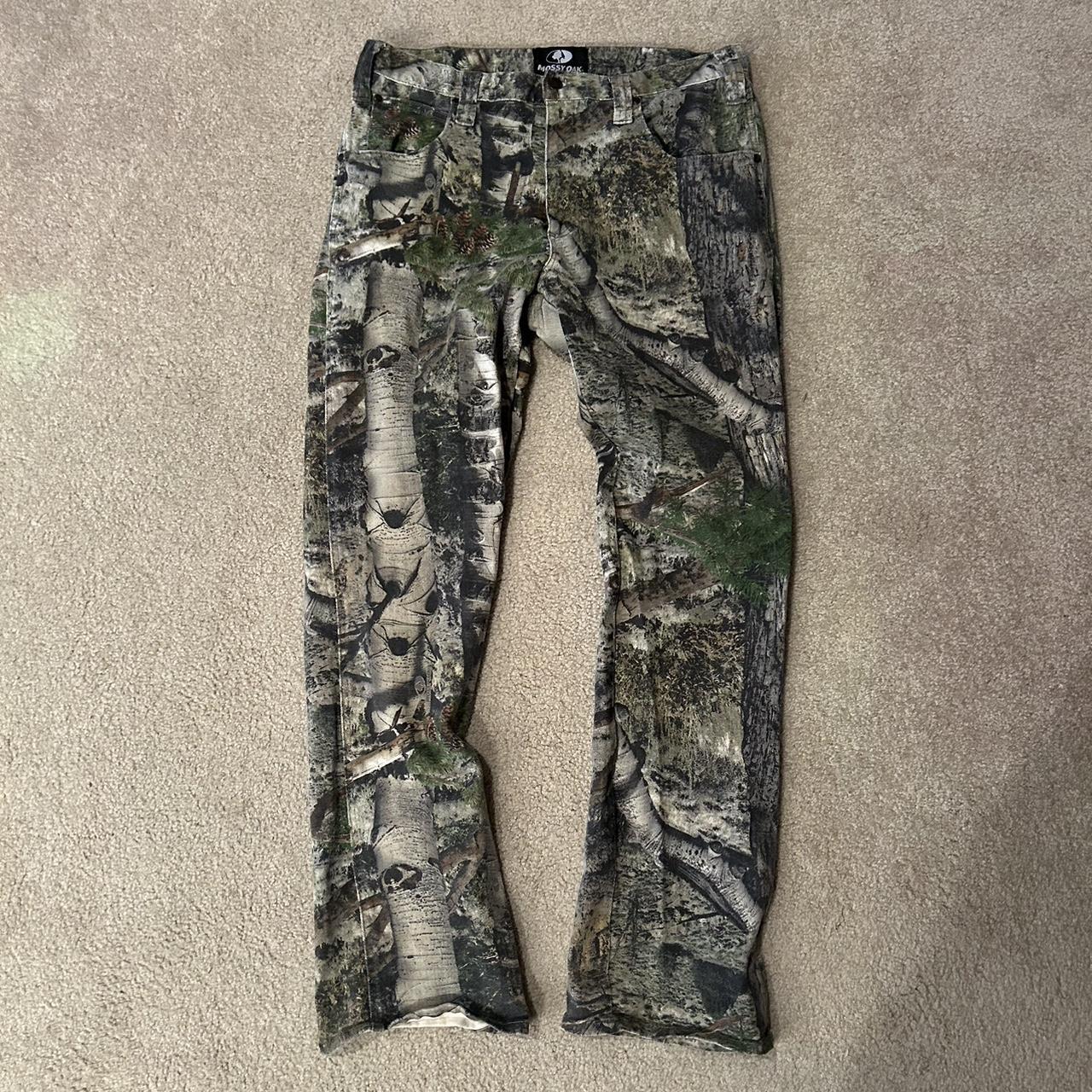 Vintage faded Real tree camo pants mossy oak brand... - Depop