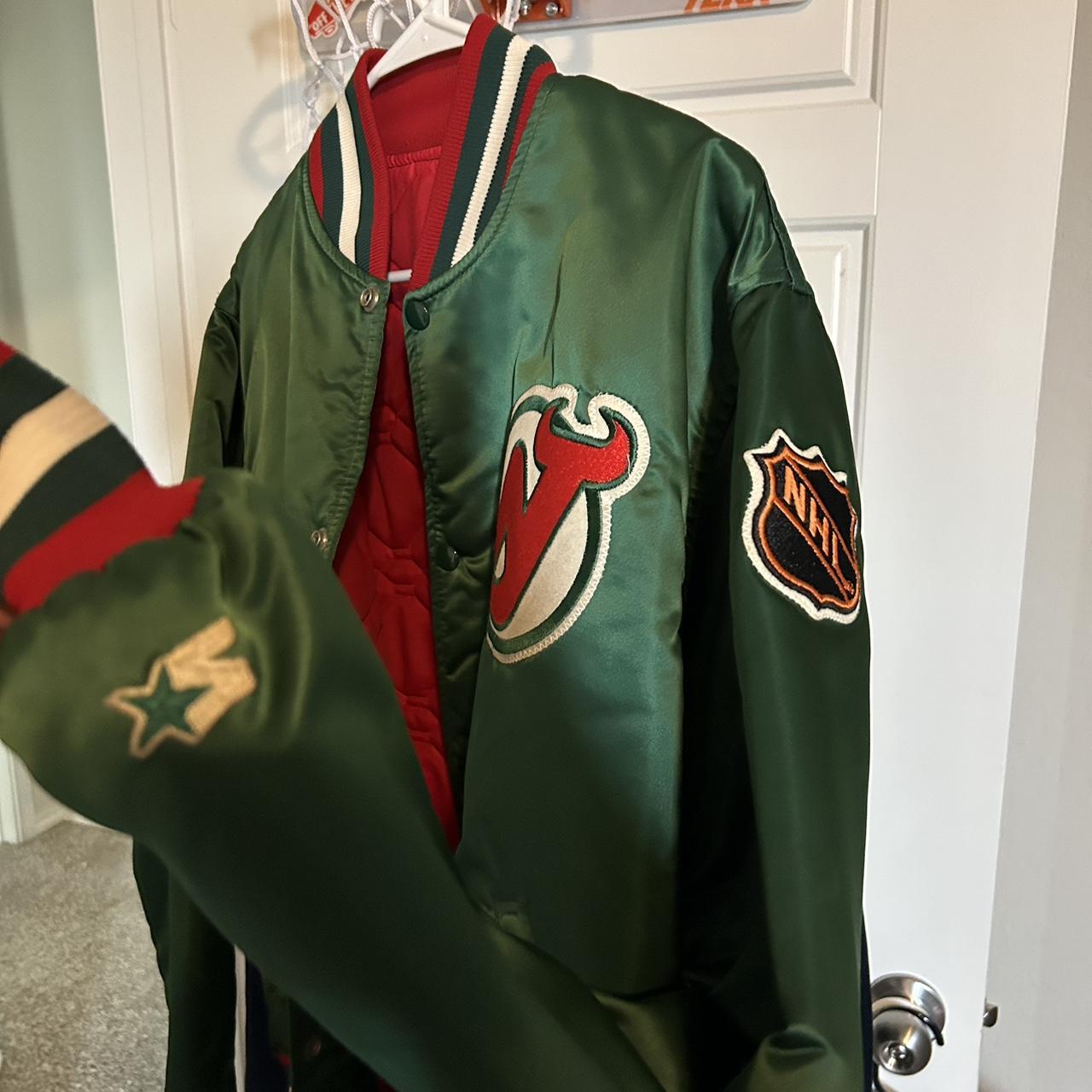 Vintage NHL New Jersey Devils Starter Jacket - Depop