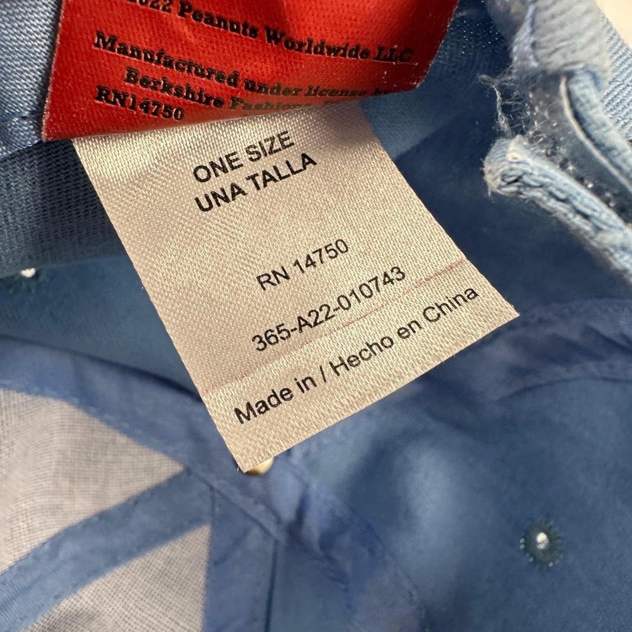 Peanuts Men's Caps - Blue – Peanuts Snoopy Woodst… - image 8