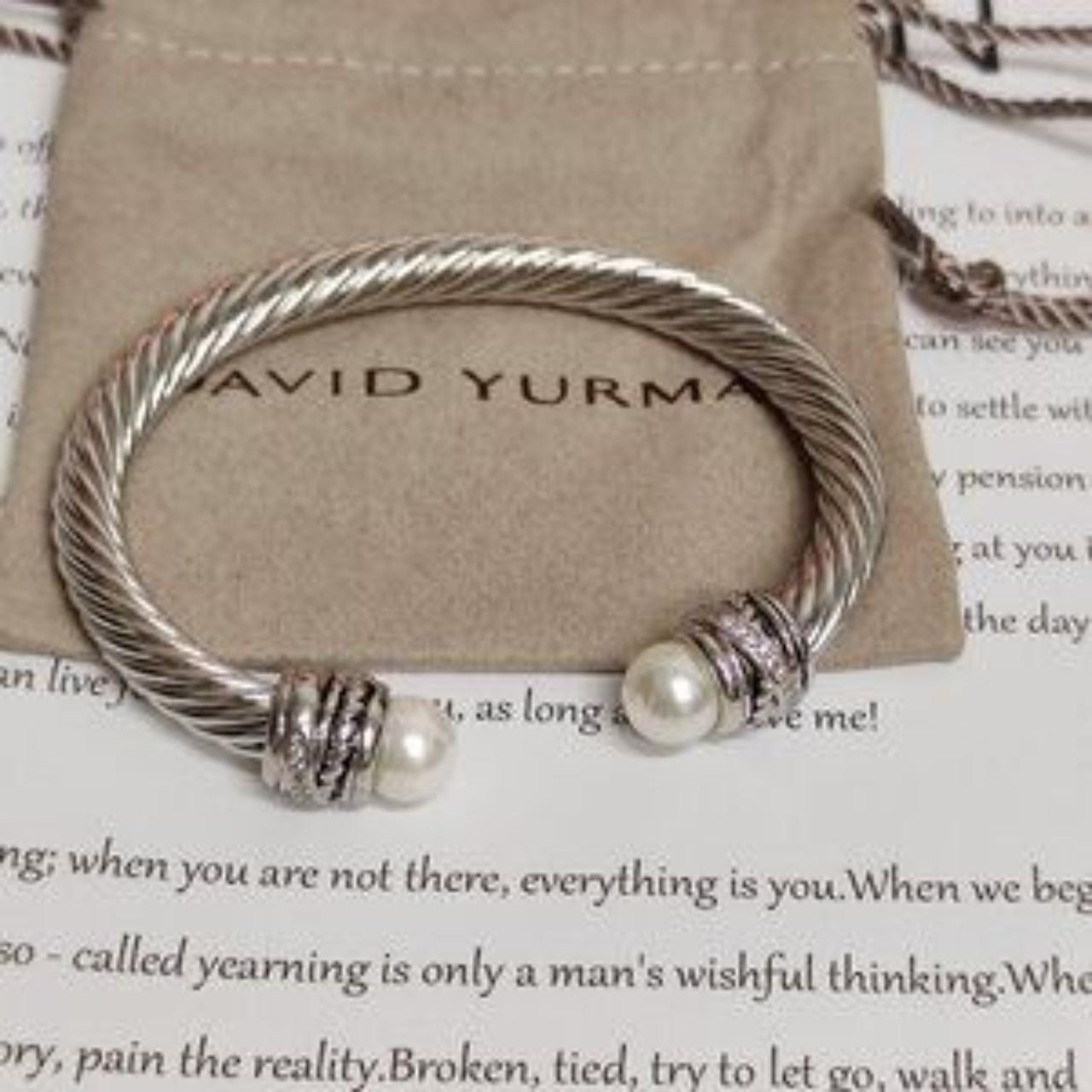 David Yurman Pearl newest 7mm Women's Bracelet