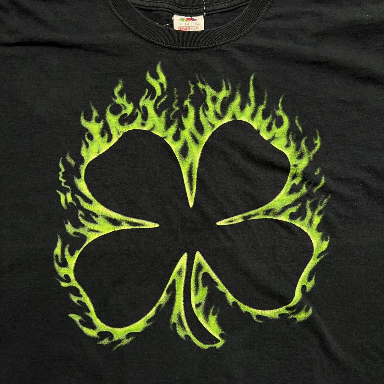 Lucky Brand T Shirt Four Leaf Clover Graphic Tee - Depop