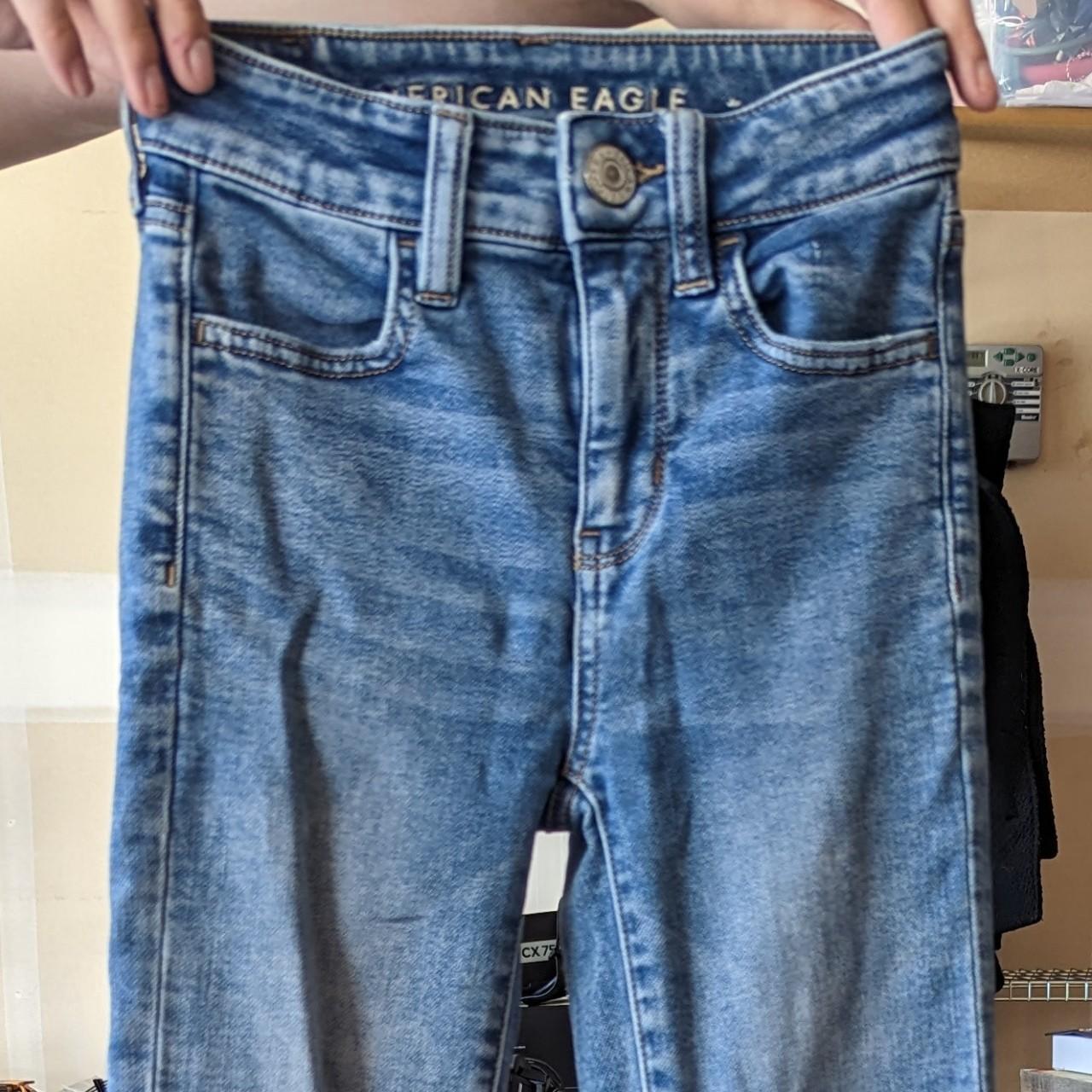 These American Eagle Jeans Are Size 000 Regular Depop