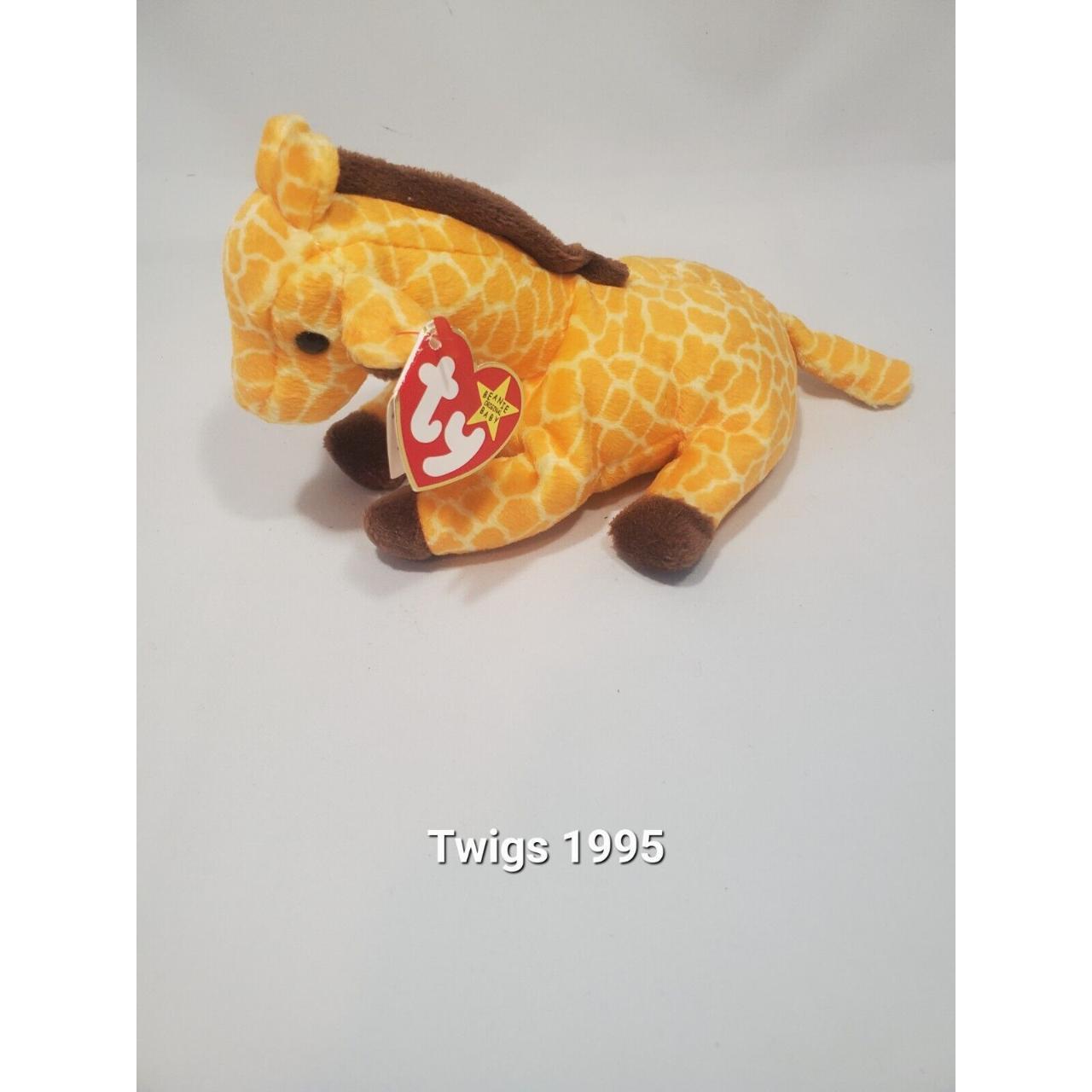 Twigs the giraffe store beanie baby value