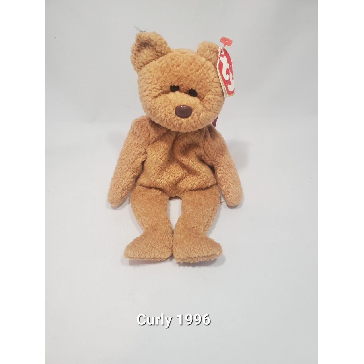 Curly 1996 beanie baby hot sale value