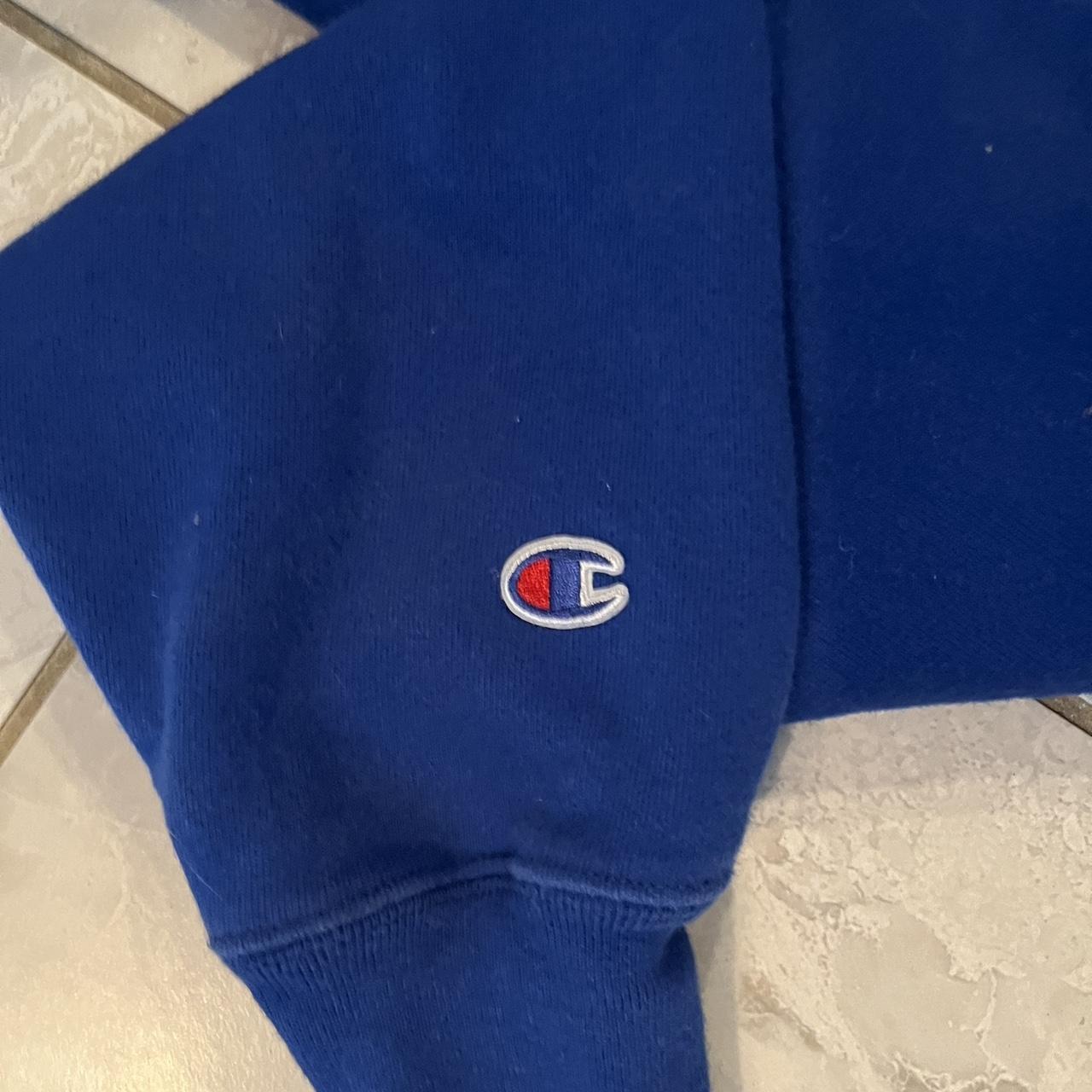 Champion Men's Blue Jumper | Depop