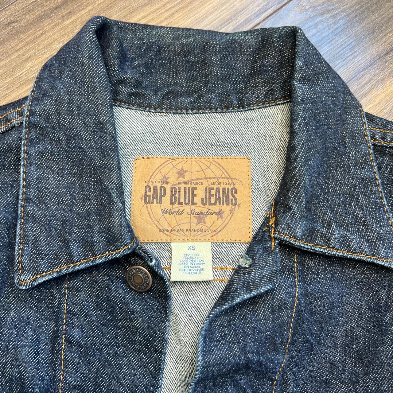 Gap Women's Navy Jacket Depop