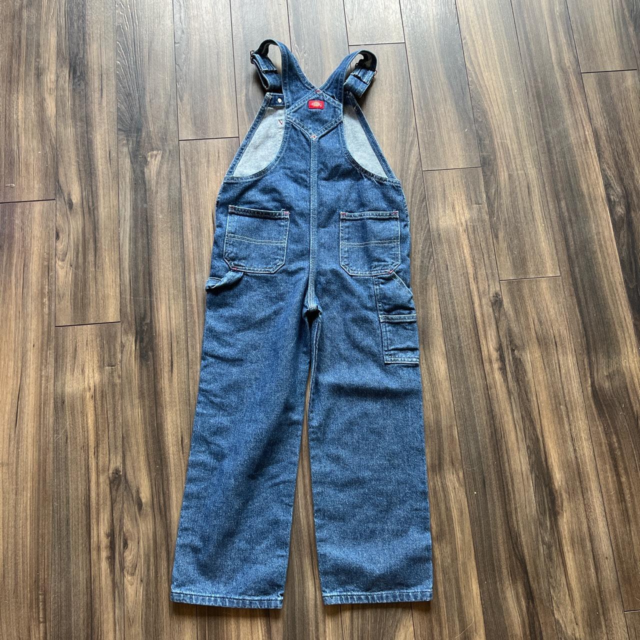 Dickies Overalls Kids large 26 waist 41 top to... Depop