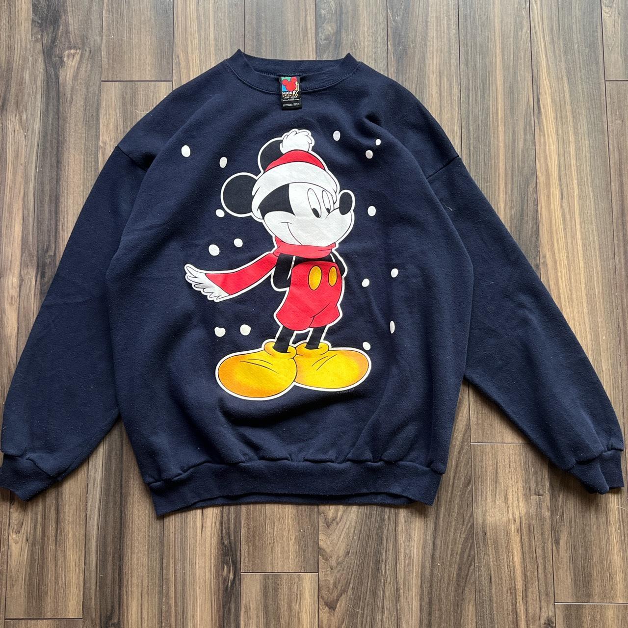 Mickey Mouse Disney Christmas Sweater Size - Depop