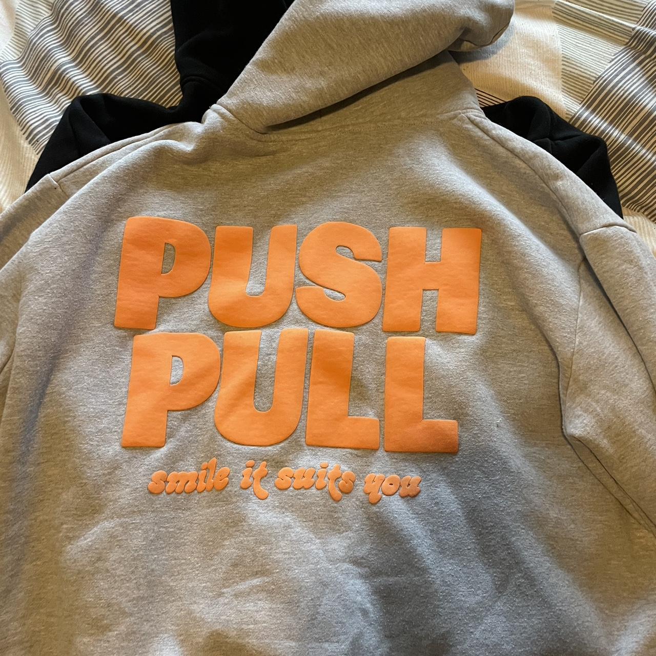 Push pull hoodies Orange soda GONE ‼️‼️ Black Depop