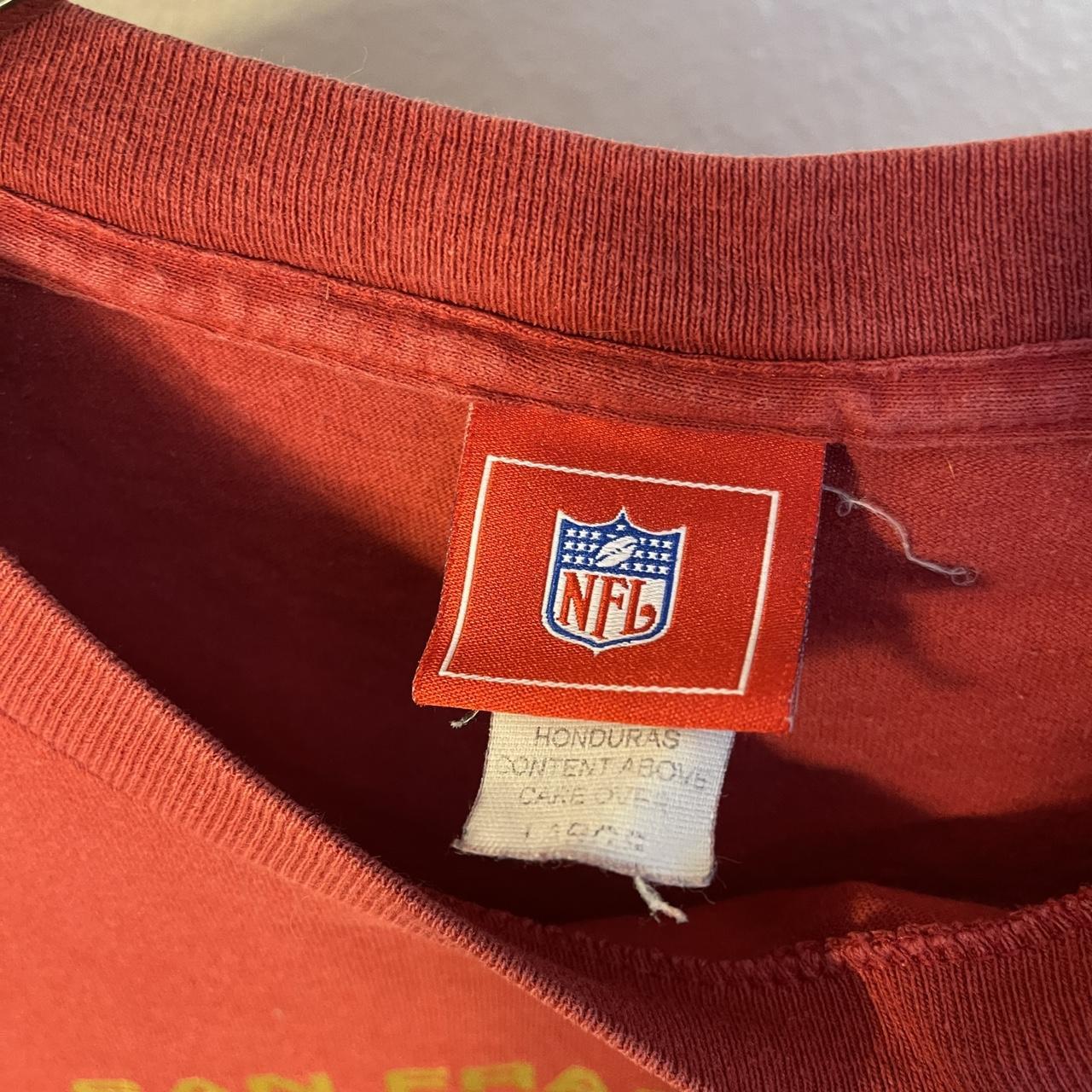 nfl team apparel san francisco 49ers tee - Depop