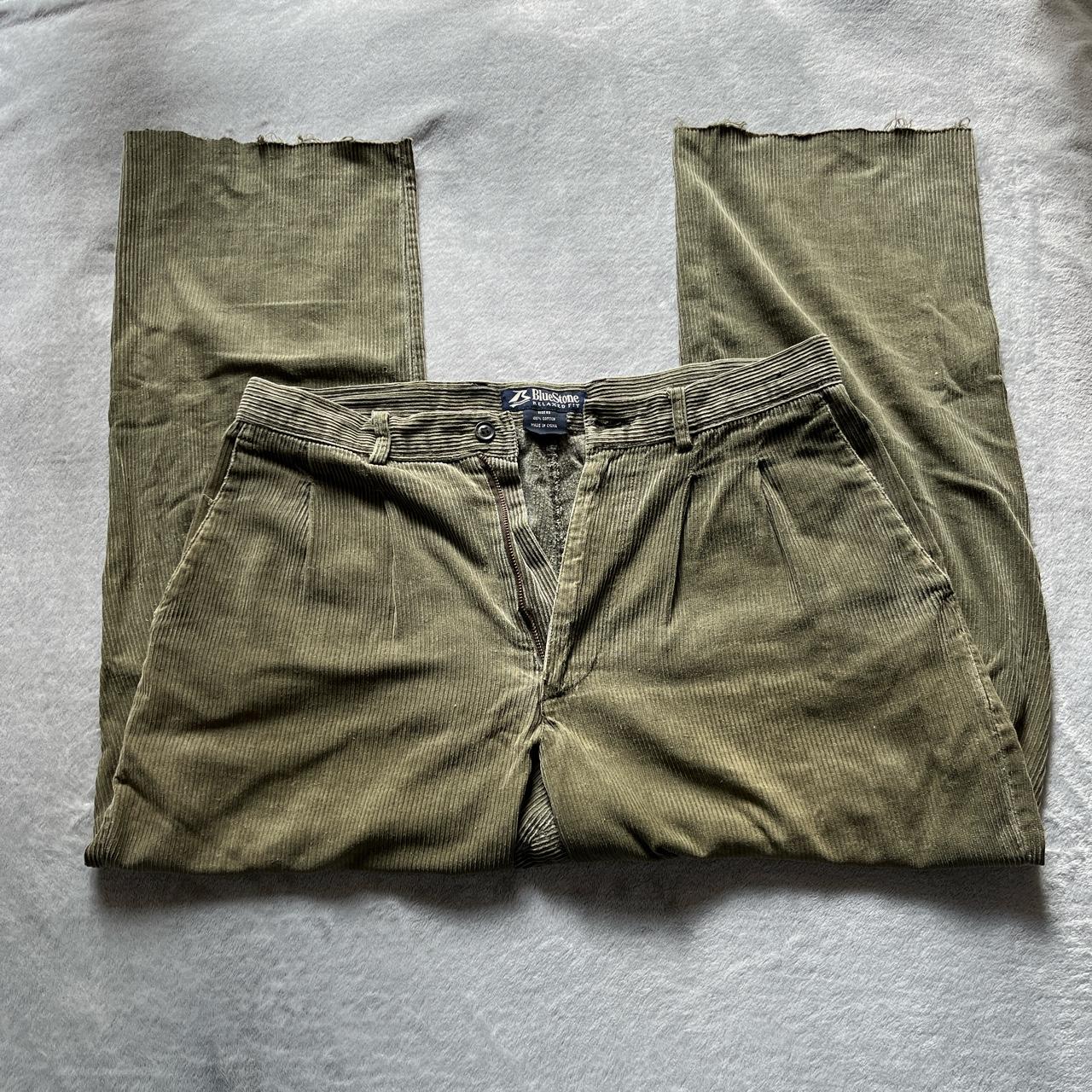 Women's Green and Khaki Jeans | Depop