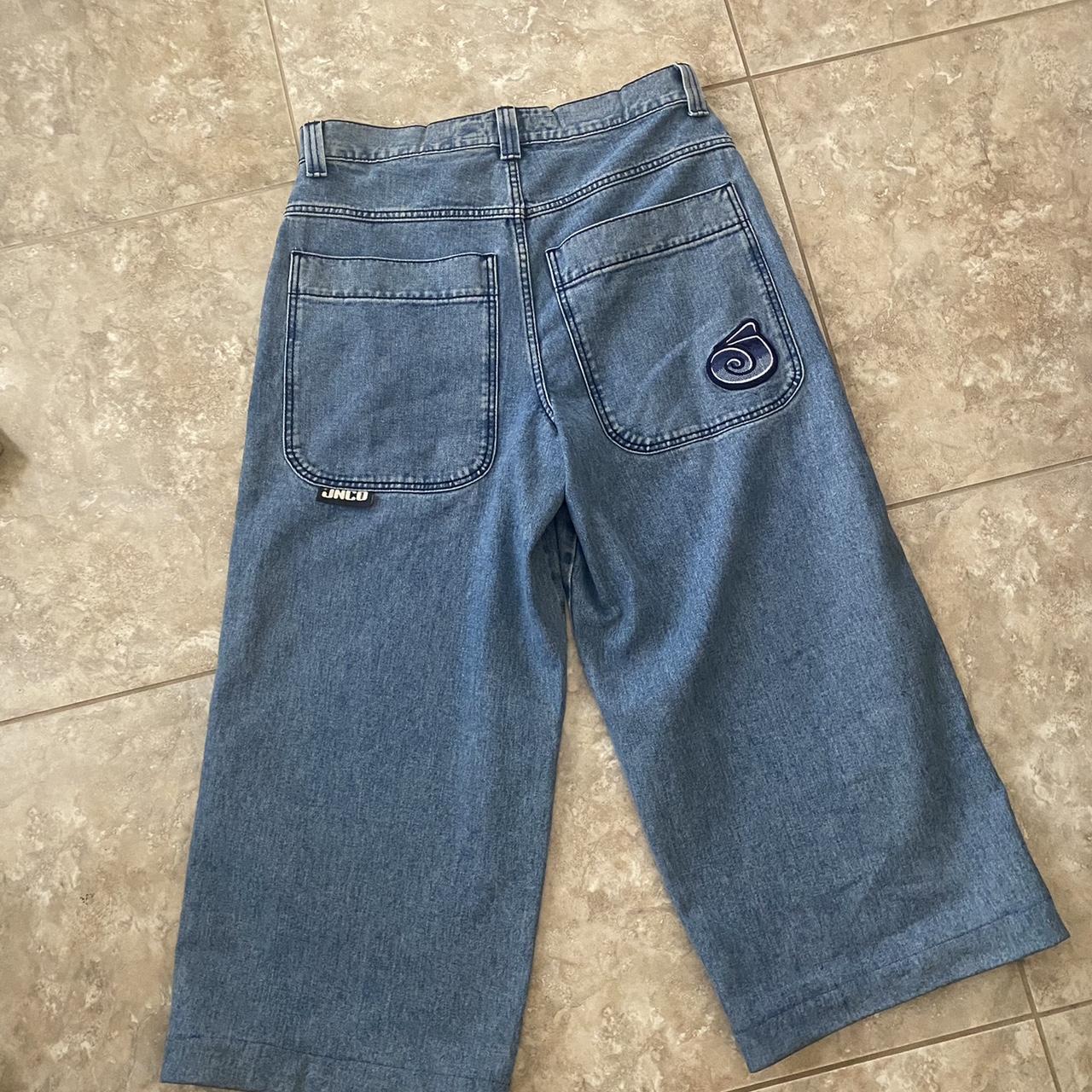 JNCO TWIN CANNONS cool ass color hemmed to 28 ish... - Depop
