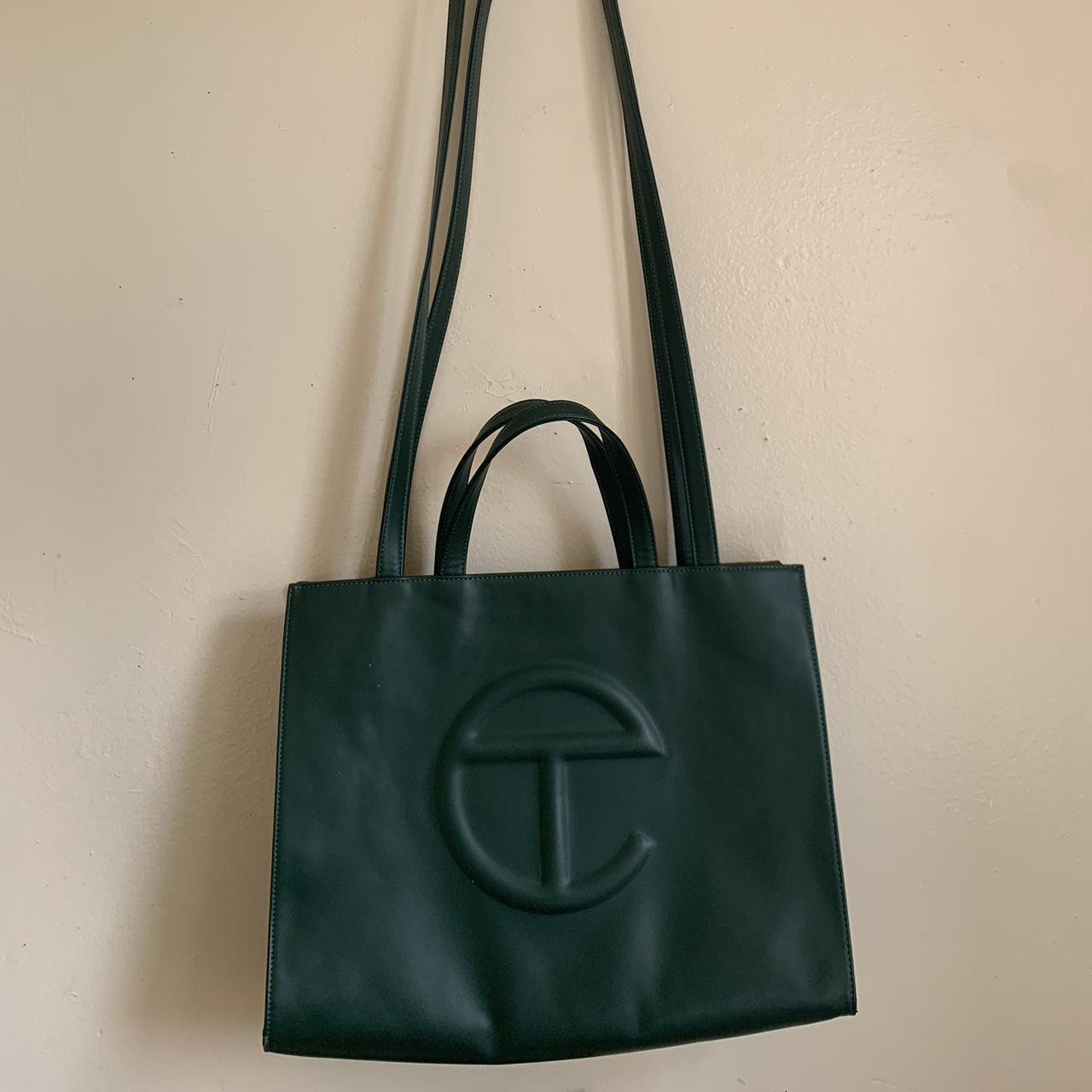 Telfar Women's Green Bag Depop