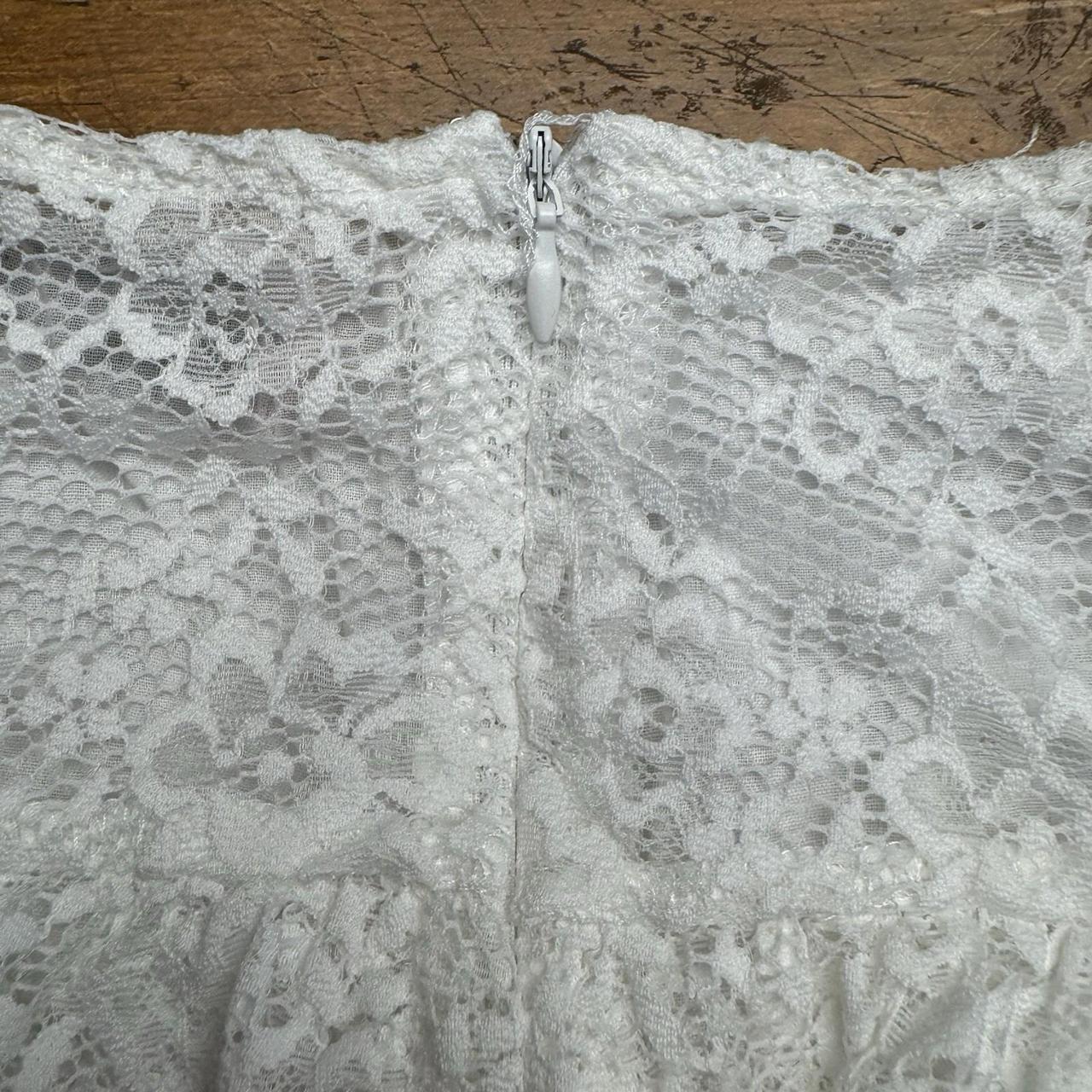 Edikted Women's Skirt - White - S – Edikted Tiere… - image 6