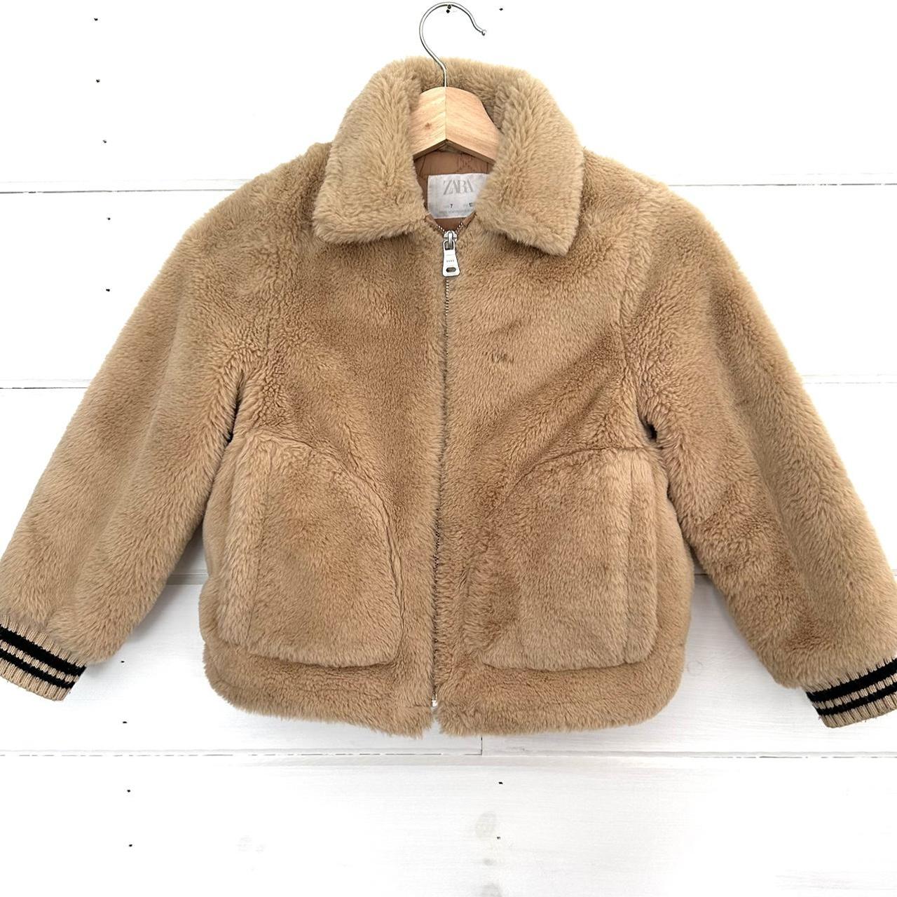 Zara Basic Teddy Bear Coat • oversized - Depop
