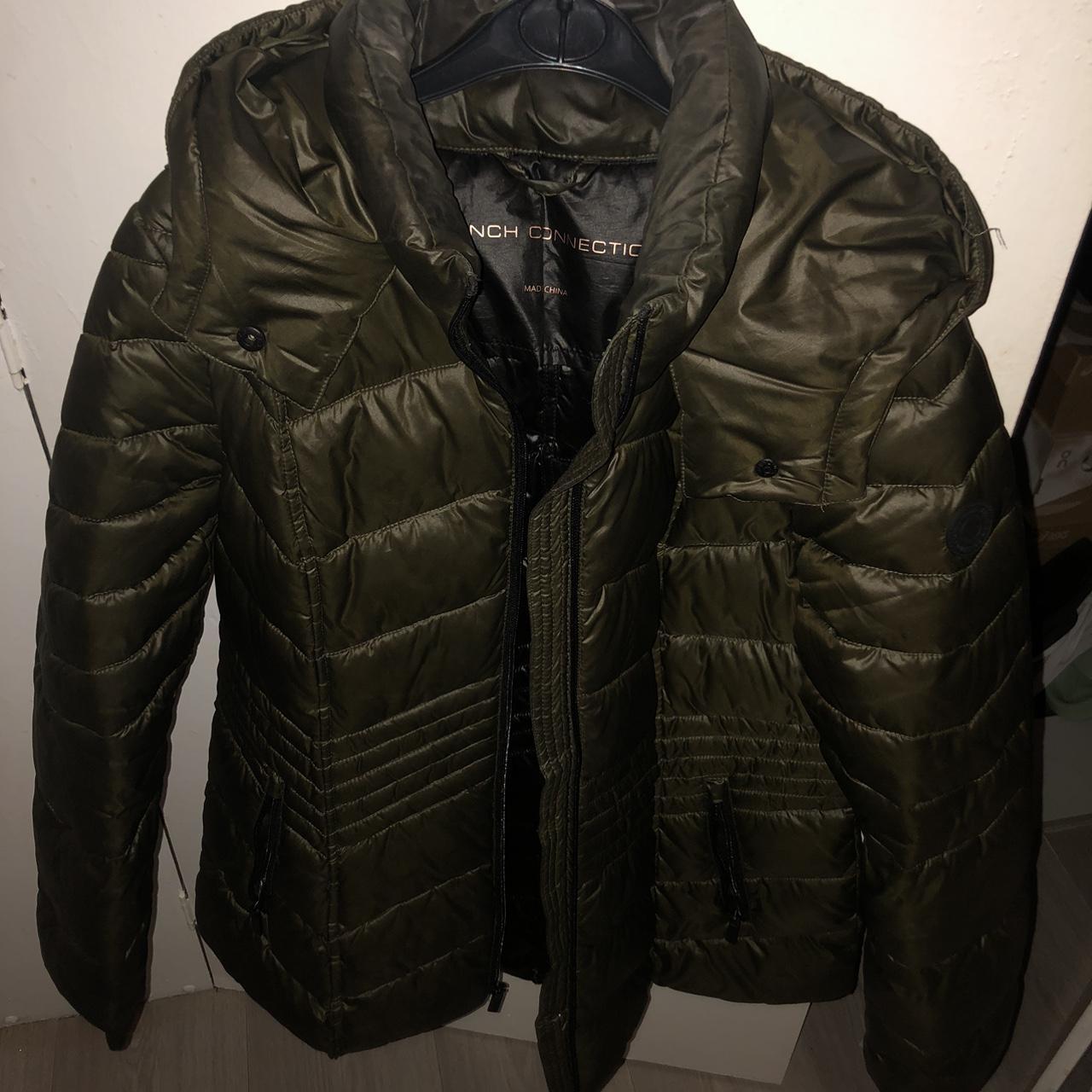 French connection outlet green coat