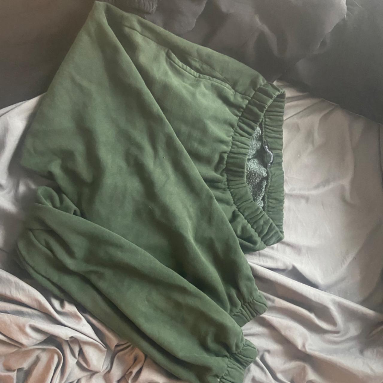 Brandy Melville green sweatpants Very comfy just... Depop