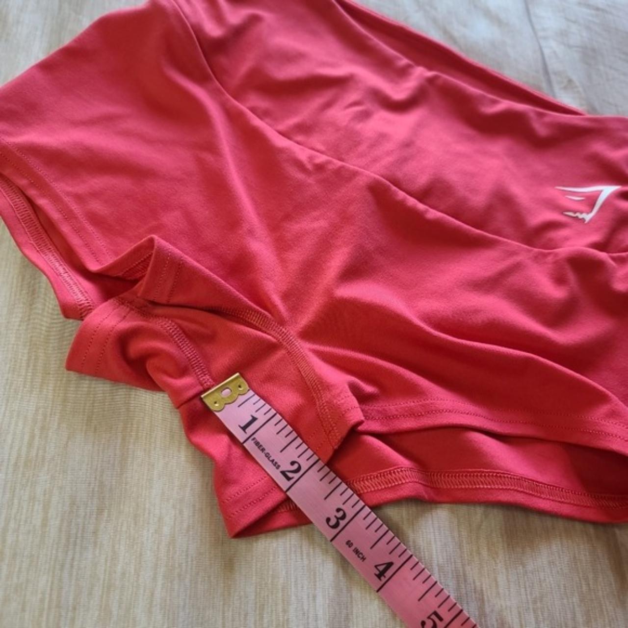 Gymshark pink camo shorts. Size small. Great - Depop