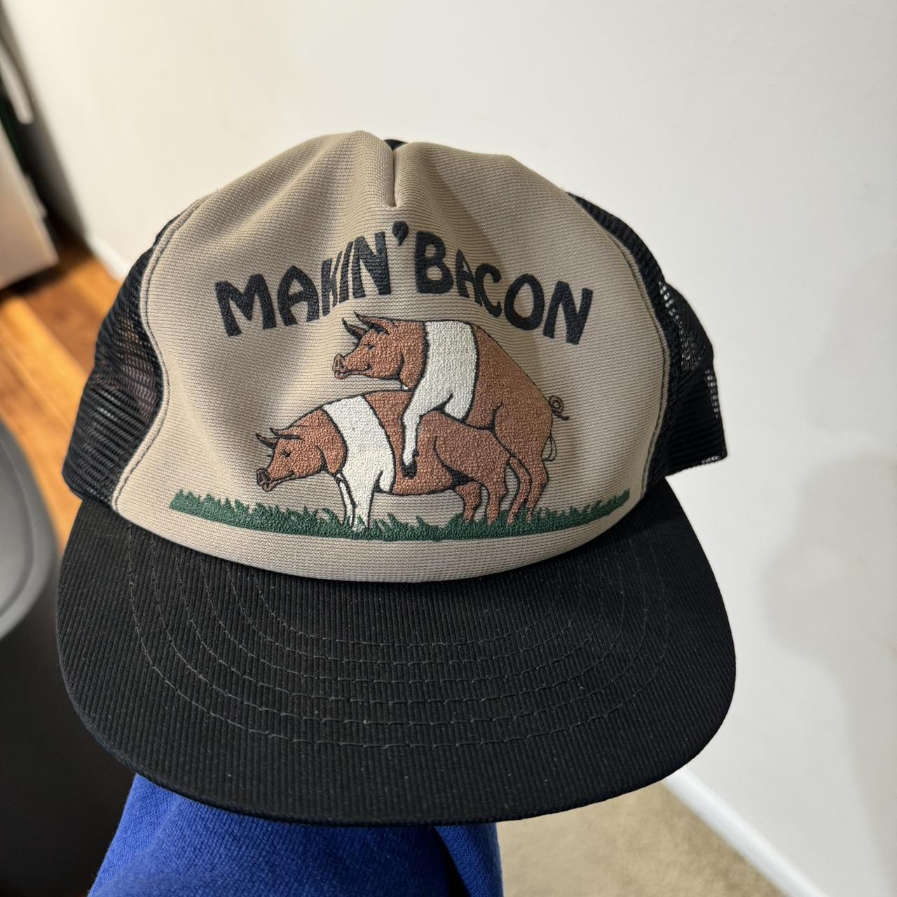 Makin bacon trucker hat online