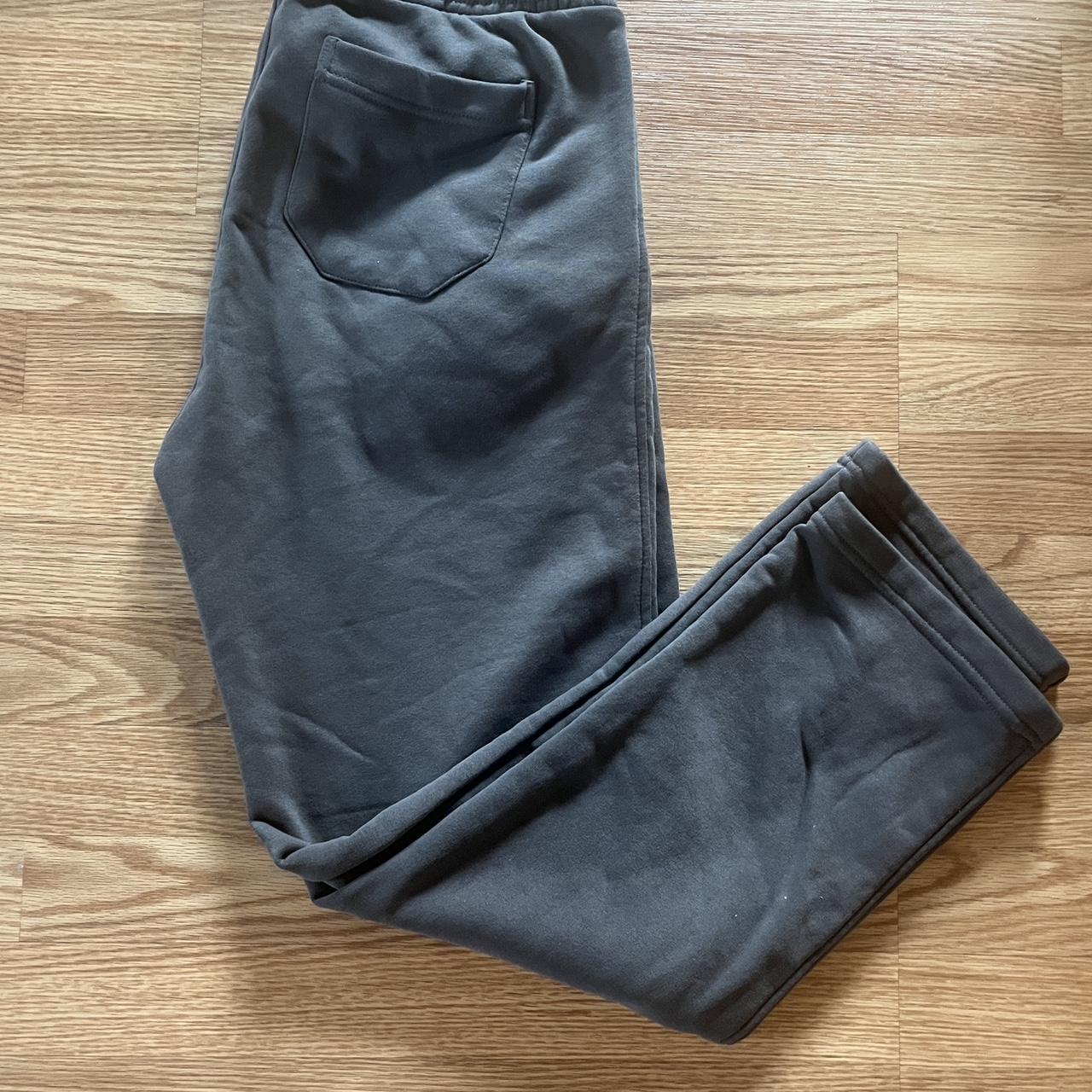 Zara Straight Jogger Pants - Charcoal Grey Size... - Depop