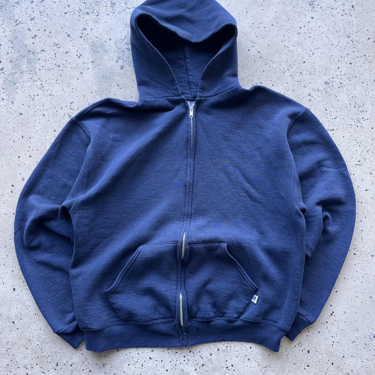 Vintage Russell athletic Zip up hoodie Size Medium... Depop