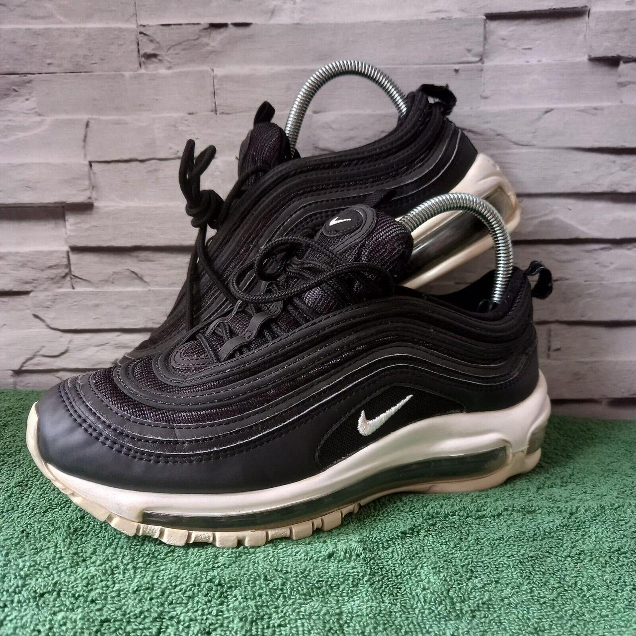 Nike Air Max 97 White Black Size 5 Uk These shoes. Depop