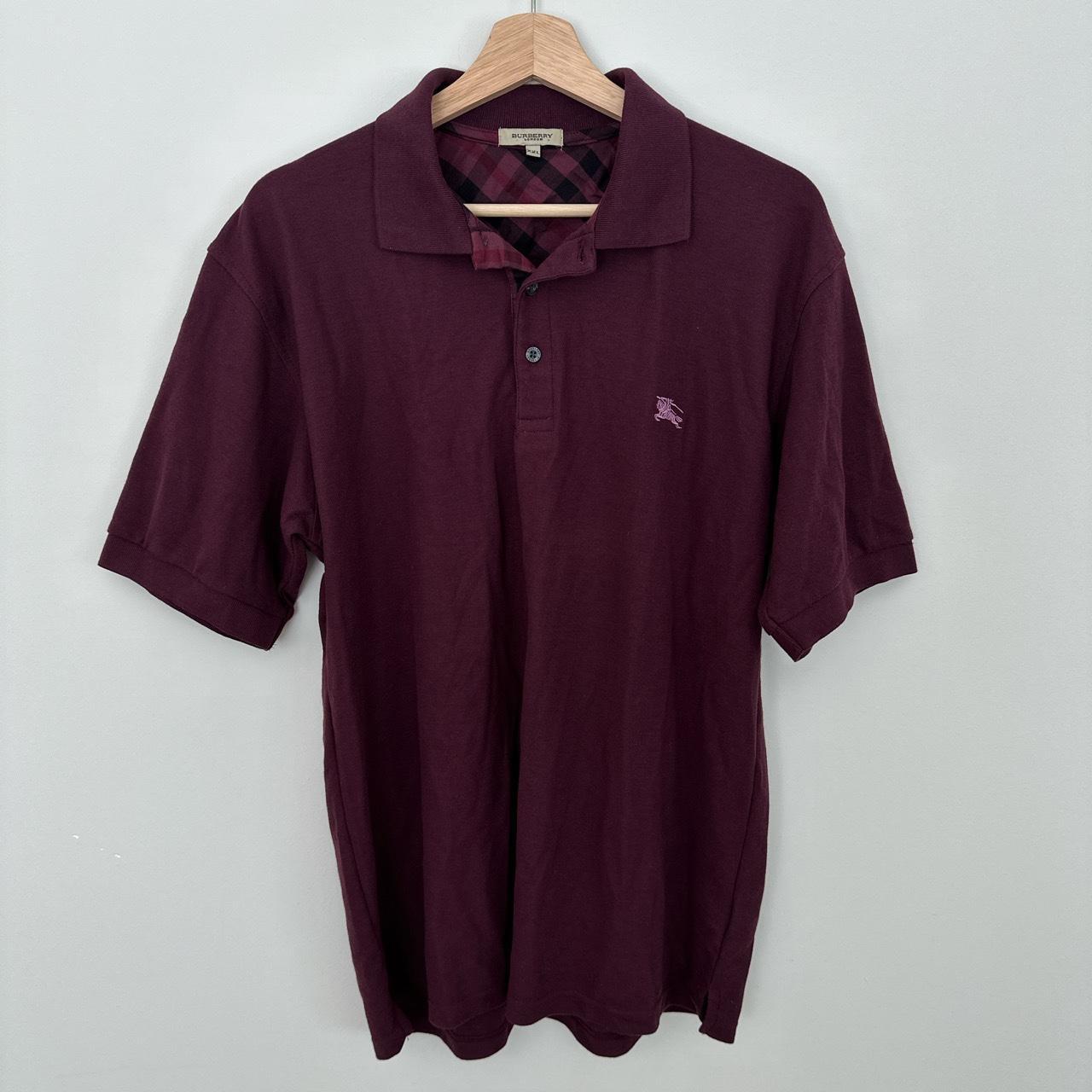 Men S XXL Burberry Polo Shirt All Items Shipped In Depop   P0 