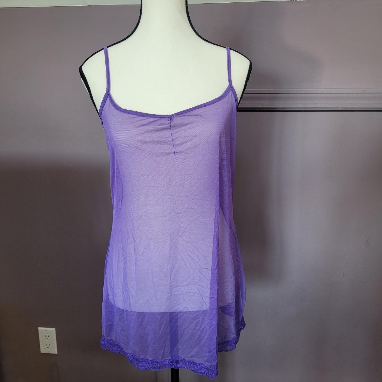 Victoria Secret Babydoll Nightie lavish purple Size... - Depop