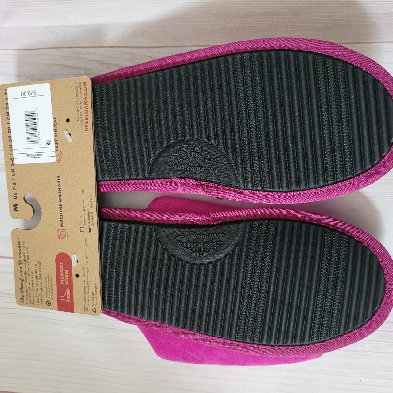 Dearfoams Women's Purple Slippers (4)