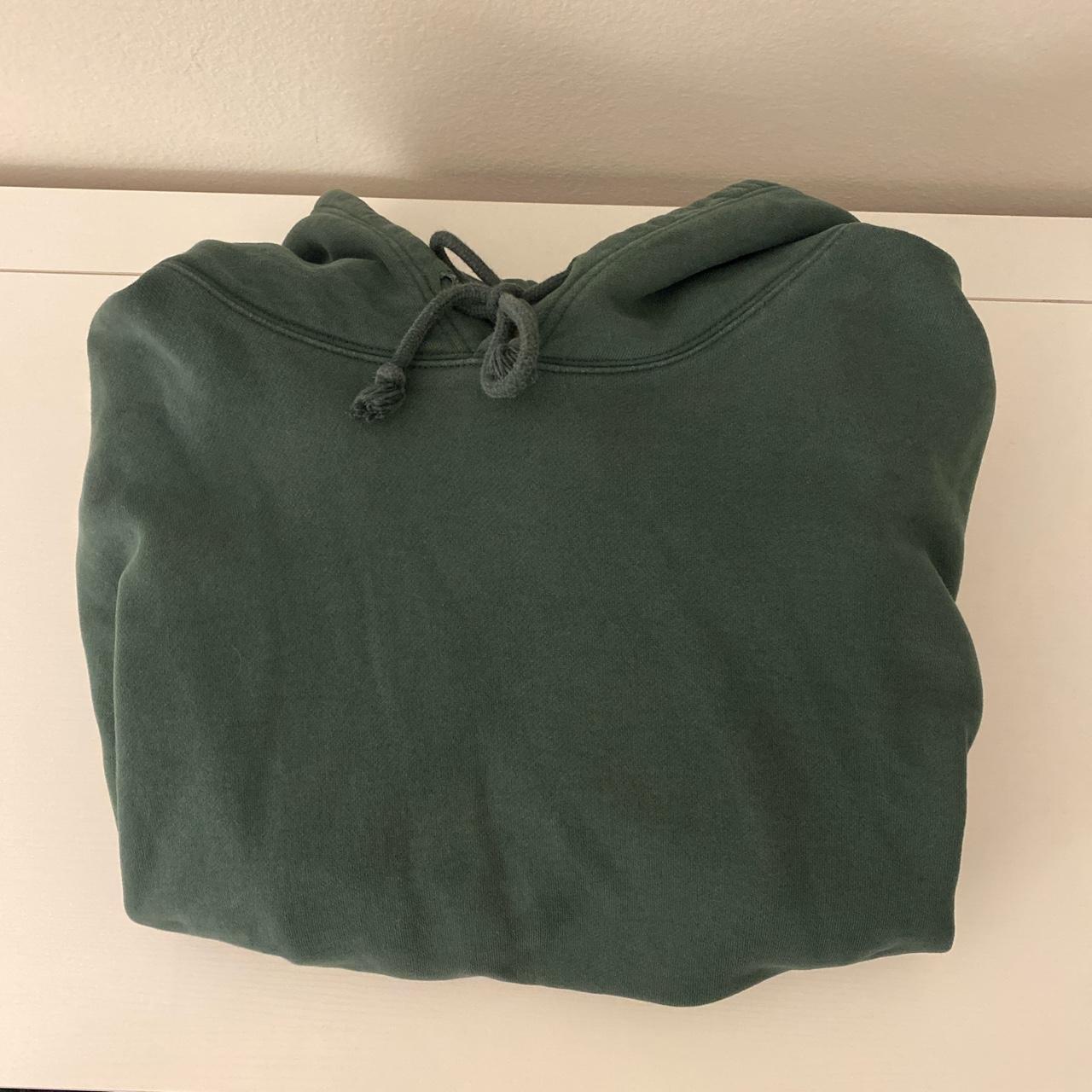 green aritzia hoodie. size 2. worn a few times but... - Depop