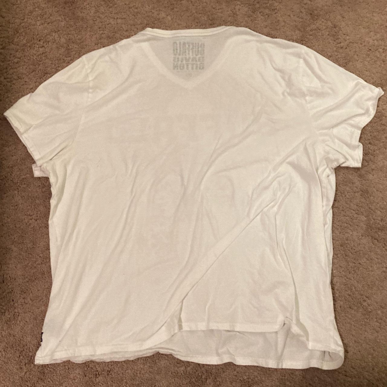 Buffalo David Bitton Men's White and Black T-shirt (2)