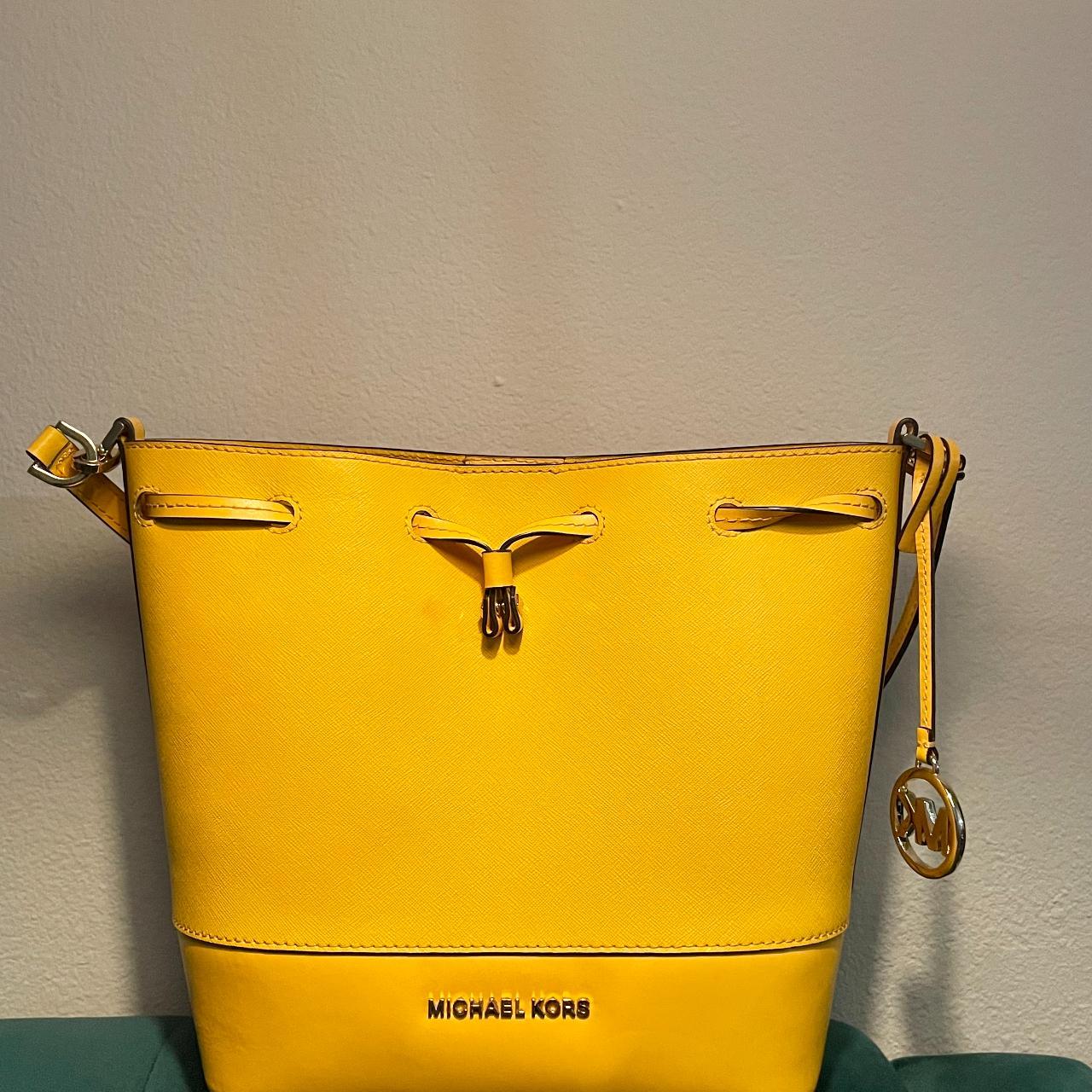 Michael Kors Women's Yellow Bag | Depop