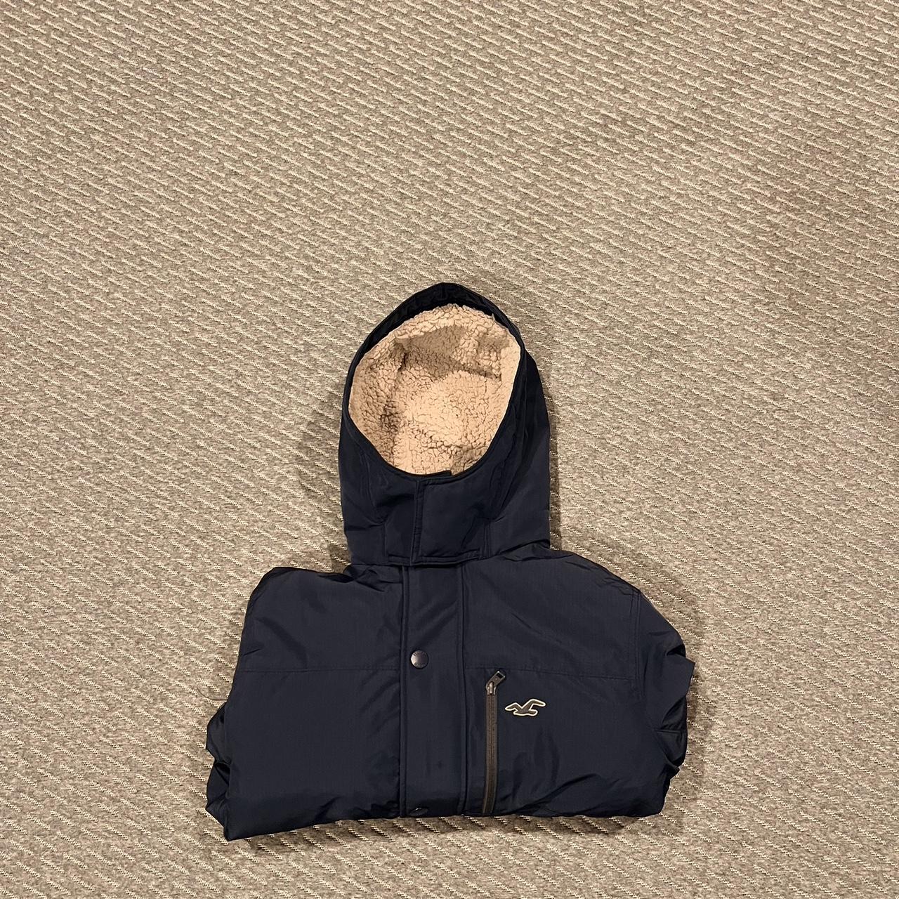 Hollister fleece clearance lined jacket