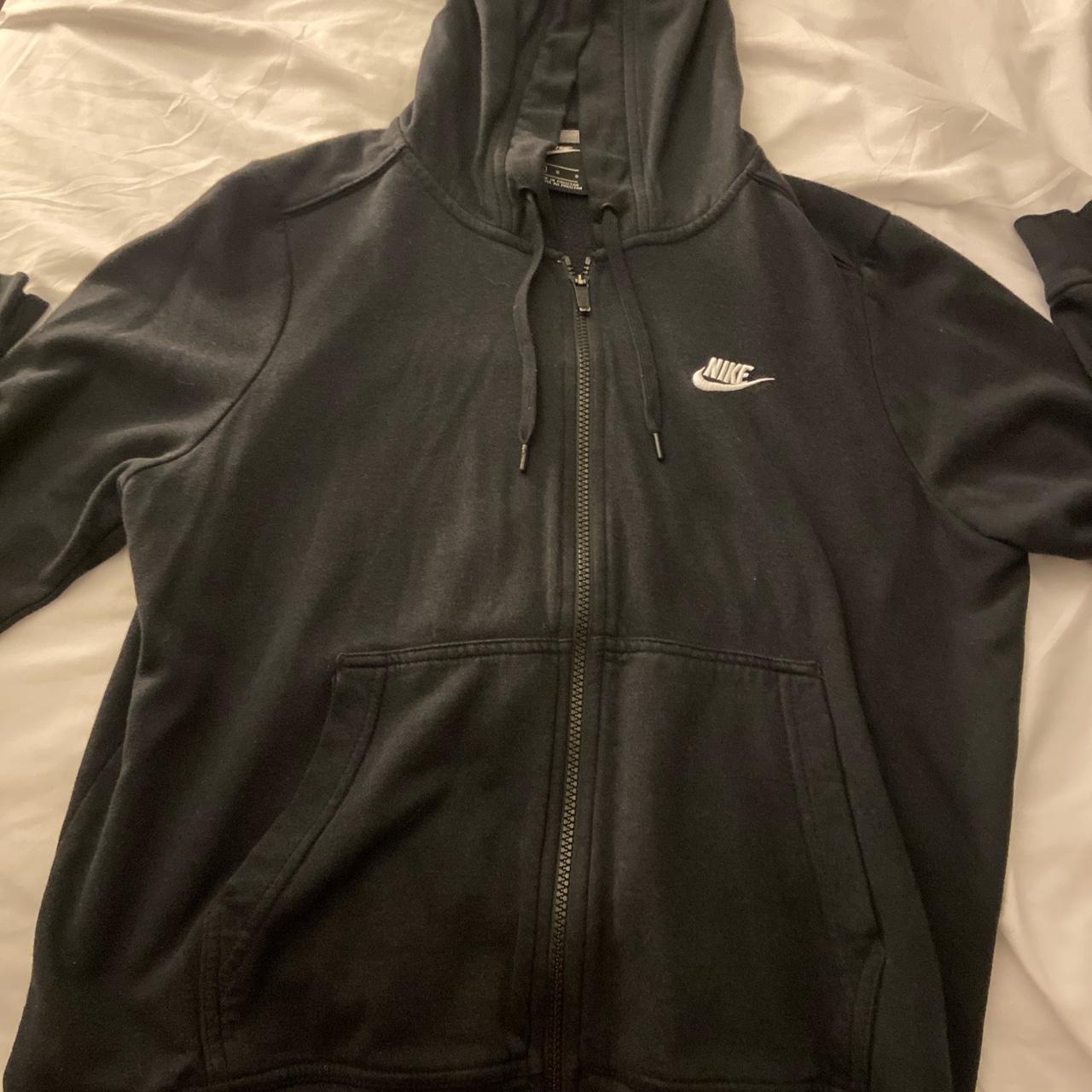 womens nike black zip up