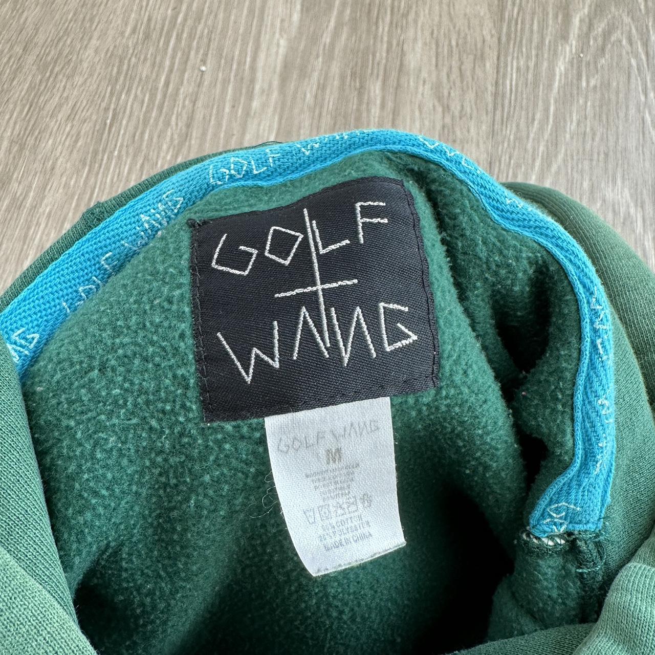 GOLF WANG NATIVE CAT GREEN HOODIE. MEDIUM. - Depop