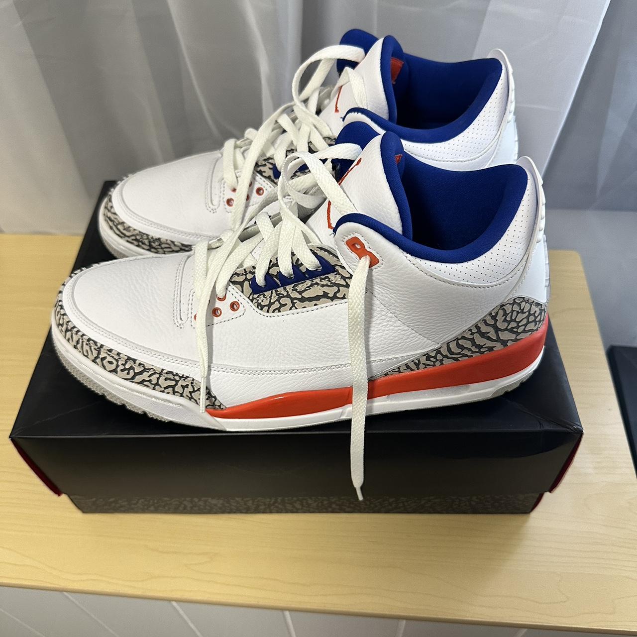 jordan 3 retro knicks men's shoe