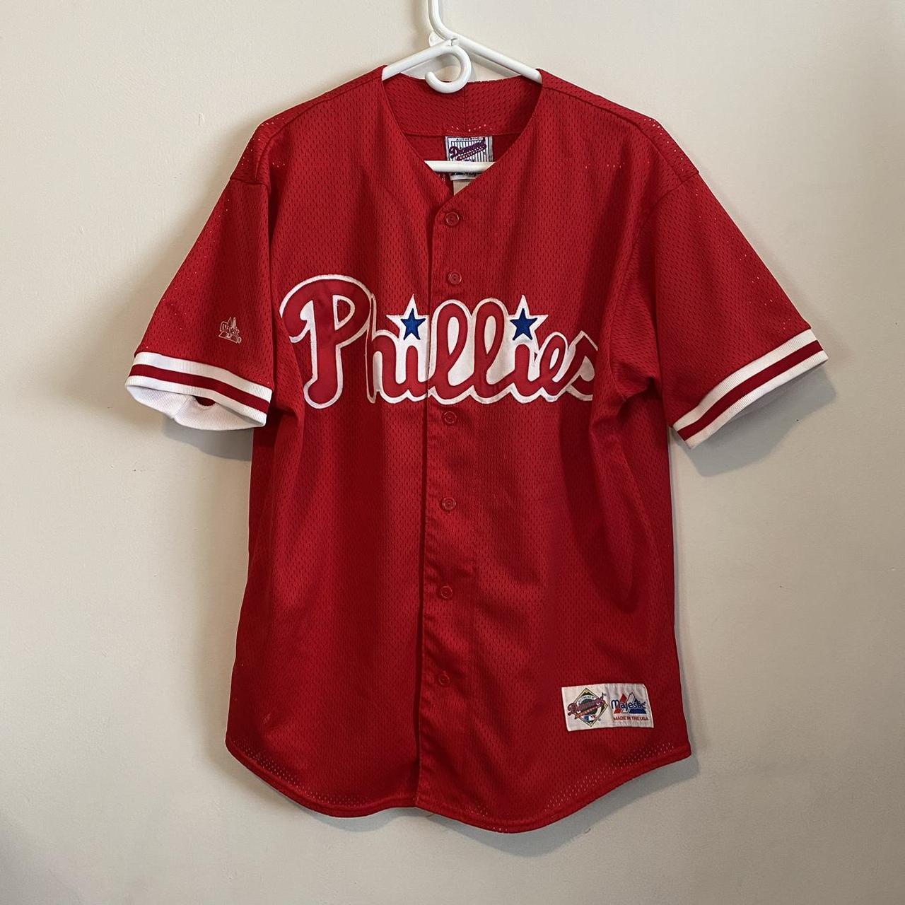 Majestic, Shirts, Vintage Phillies Diamond Collection Jersey