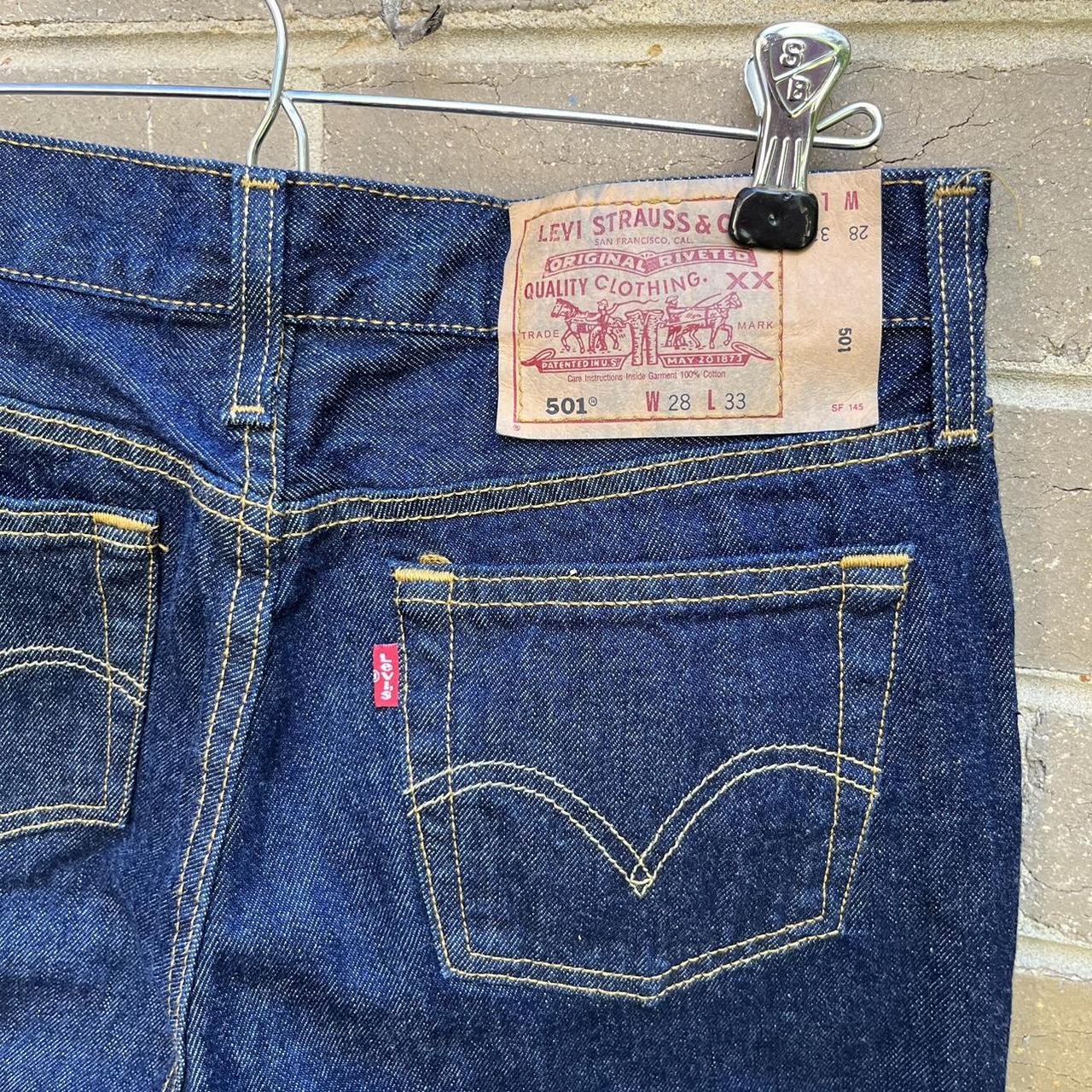 LEVI JEANS 501 Waist: 28 Length: 33 Excellent... - Depop